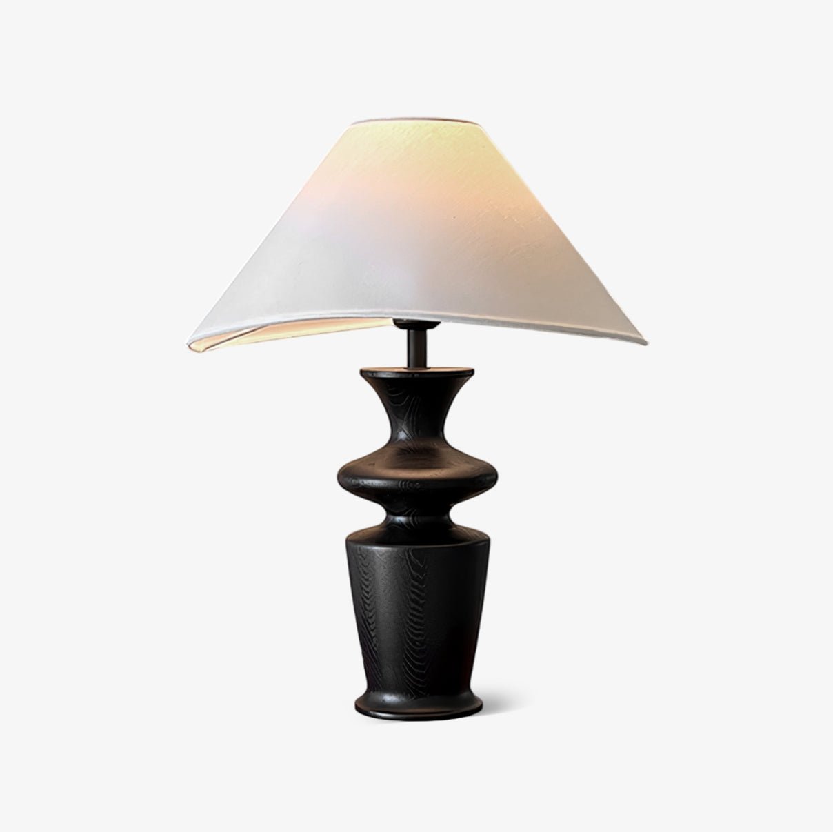 Grace Wood Table Lamp - Modern Bedside Lighting for Bedroom, Living Room & Office - Warm Ambient Light with Natural Wood Base