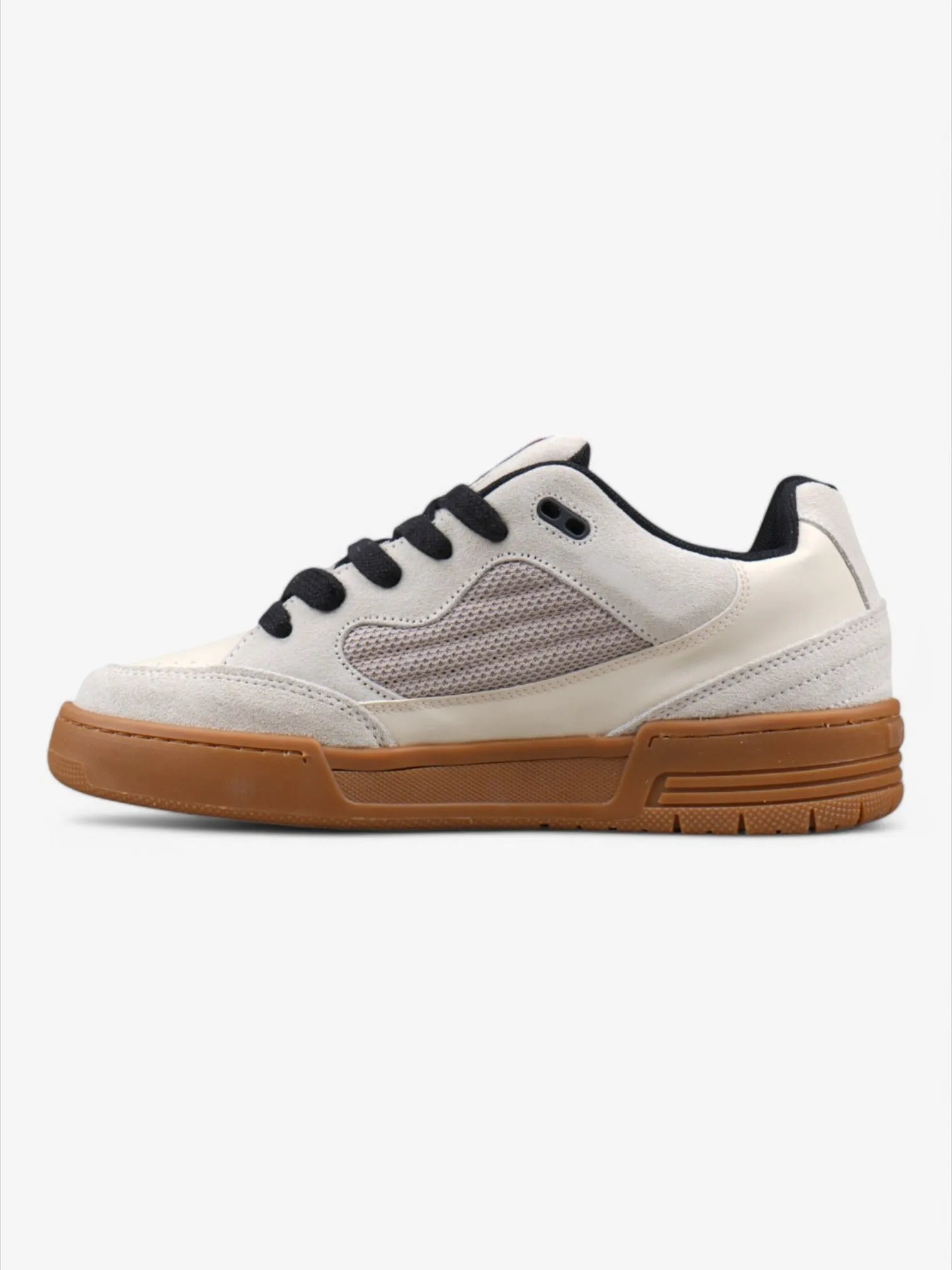 Vision Street Wear Saavy Sneakers - Beige & Brown Retro Skate Shoes for Men & Women | Comfortable & Durable for Skateboarding, Streetwear Fashion & Casual Wear