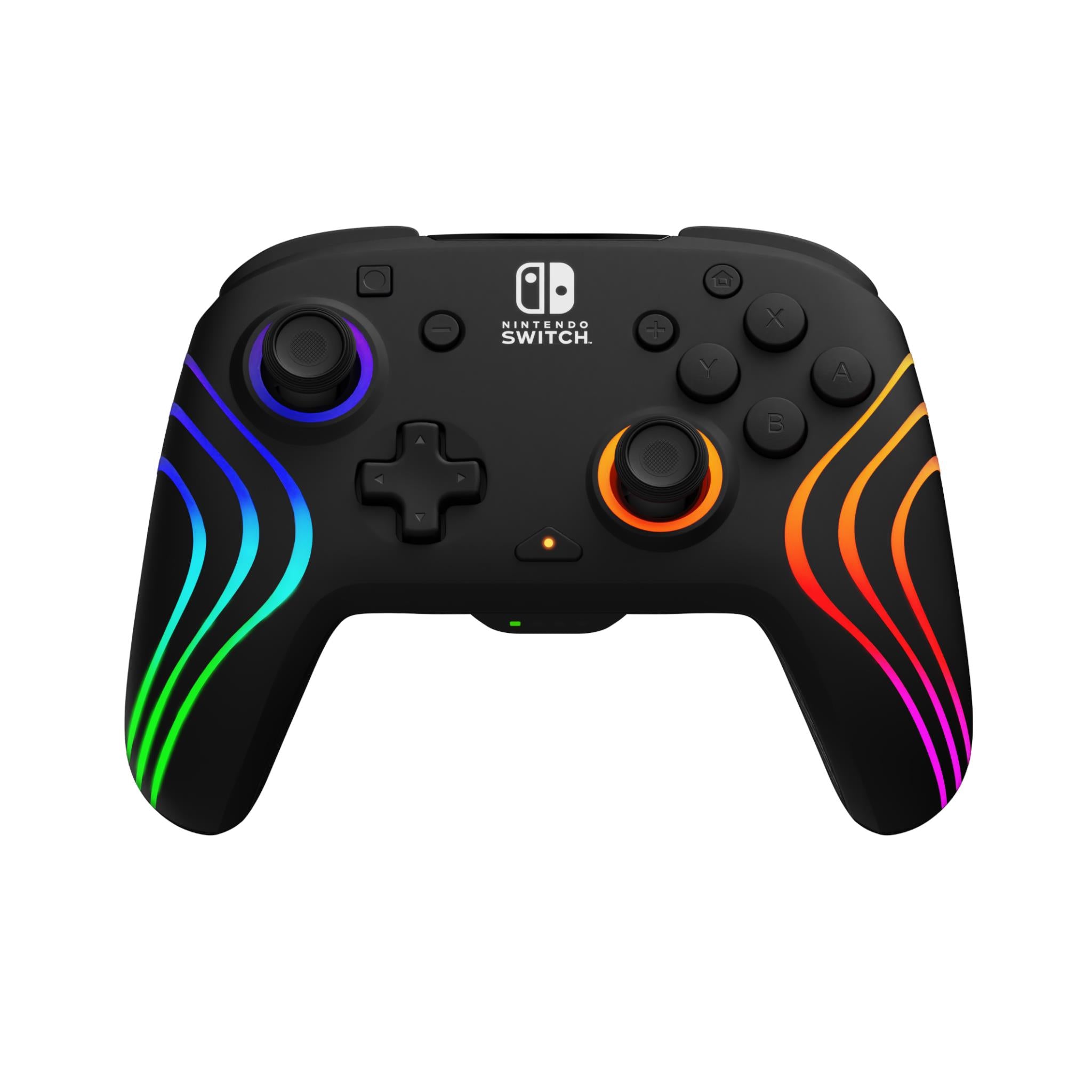 Afterglow Wave Wireless Controller Plus for Nintendo Switch - Ergonomic Gamepad with Motion Controls & Customizable Buttons (Black) - Perfect for Multiplayer Gaming, Party Play & Competitive eSports