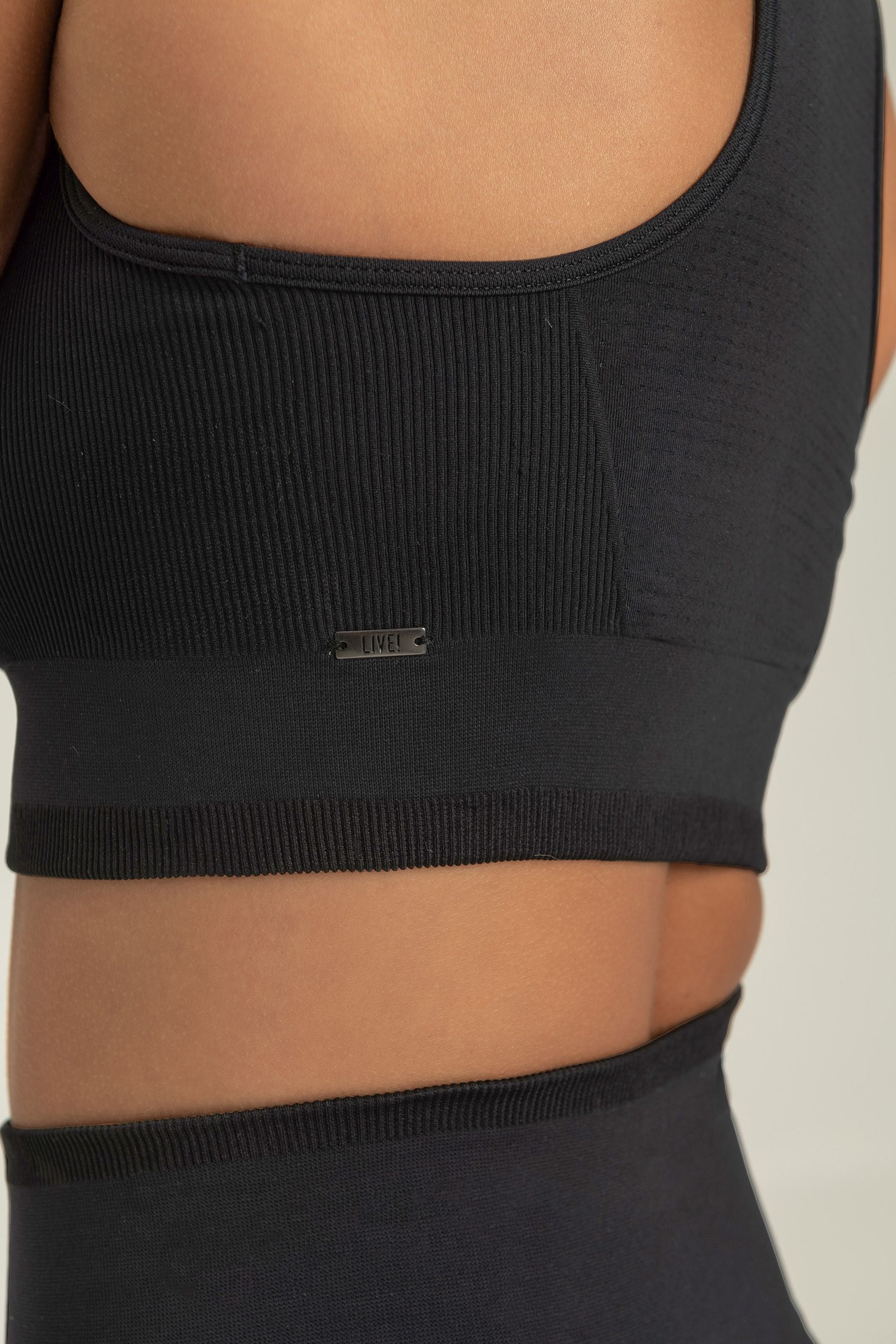 Seamless Contour Sports Bra for Women - High Support Workout Top for Running, Yoga & Gym - Comfortable Breathable Activewear