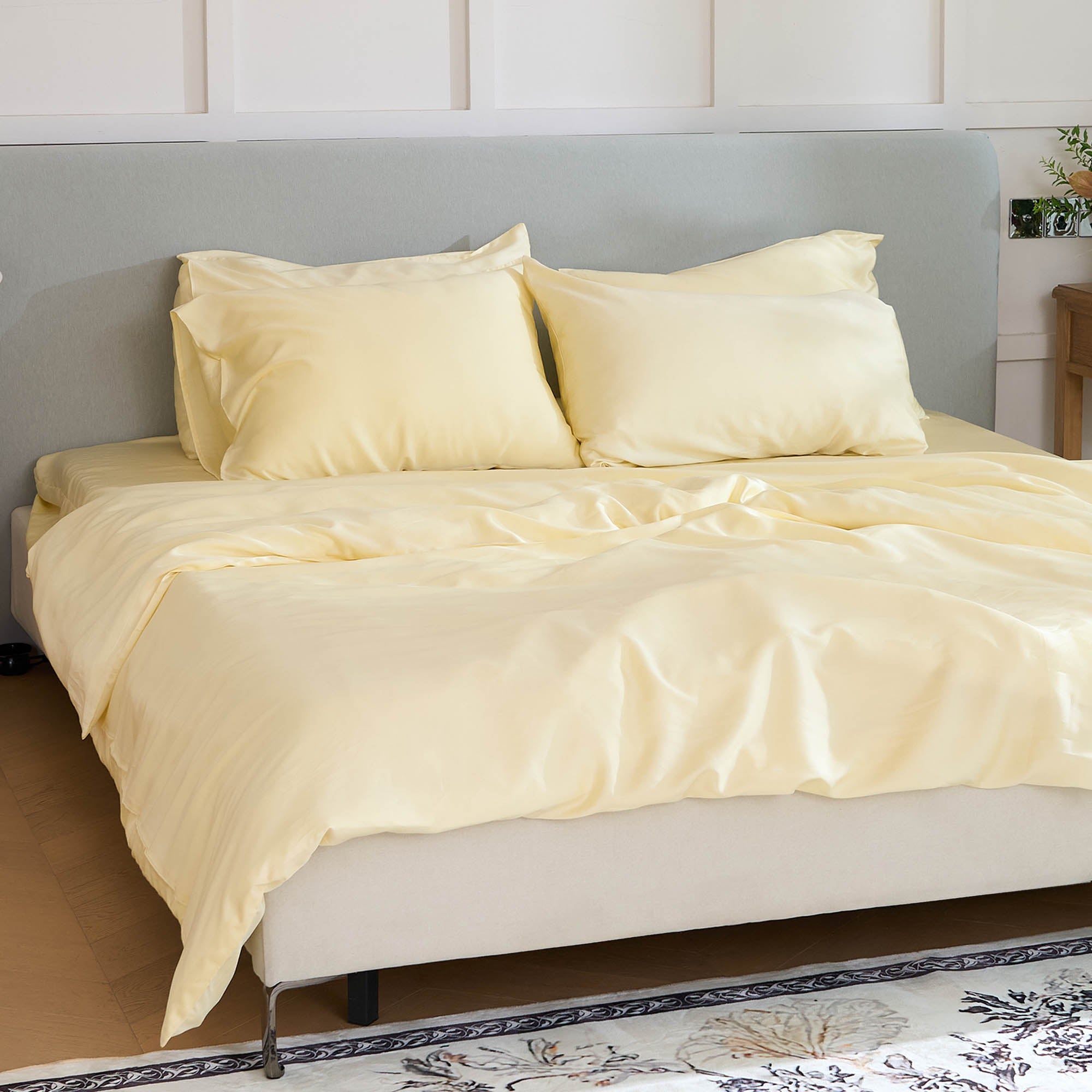 FURRFREE Bamboo Duvet Cover - Pet Hair Repellent Bedding for Dogs & Cats - Hypoallergenic & Breathable - Perfect for Allergy Sufferers & Pet Owners - Cozy Home & Bedroom Decor