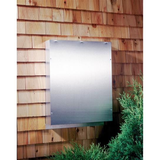 Best EB6 665 Max CFM Range Hood with Exterior Blower for 10-Inch Round Ducts - Powerful Kitchen Ventilation for Smoke & Odor Removal