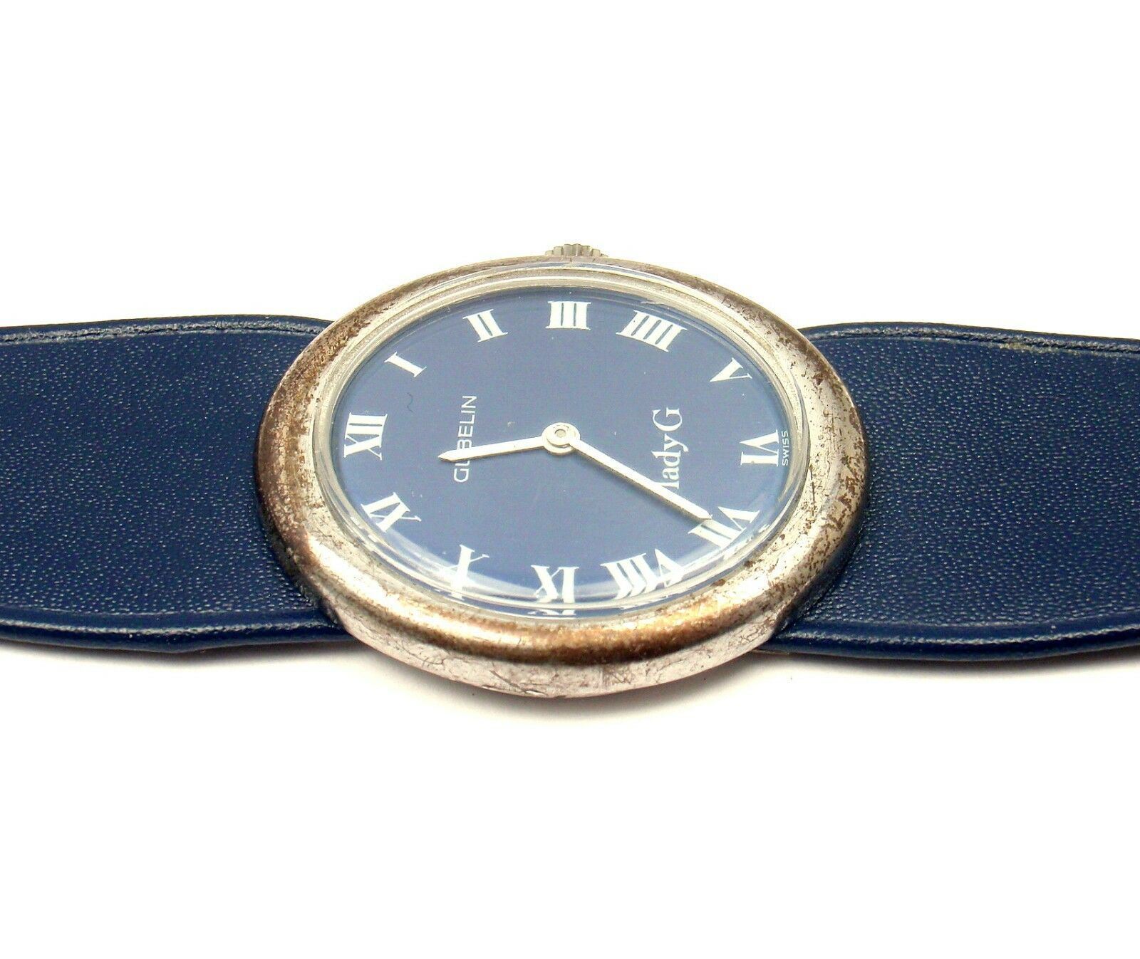 Vintage Gubelin Lady G Manual Wind Sterling Silver Ladies Watch - Elegant Retro Timepiece for Collectors & Special Occasions