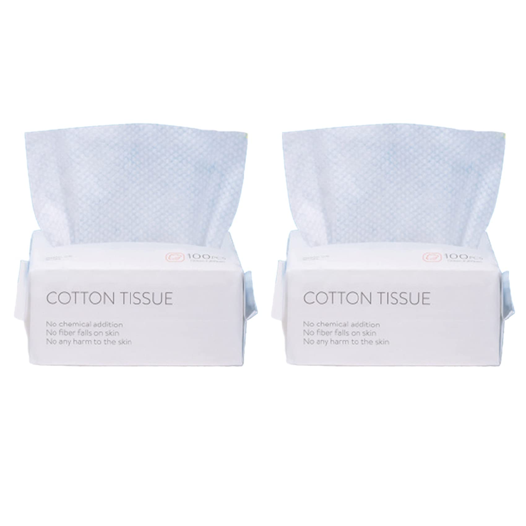 200PCS Disposable Cotton Face Towels for Cleansing & Makeup Removal | Soft & Gentle Washable Facial Tissues | Perfect for Travel, Gym, Spa & Daily Skincare Routine