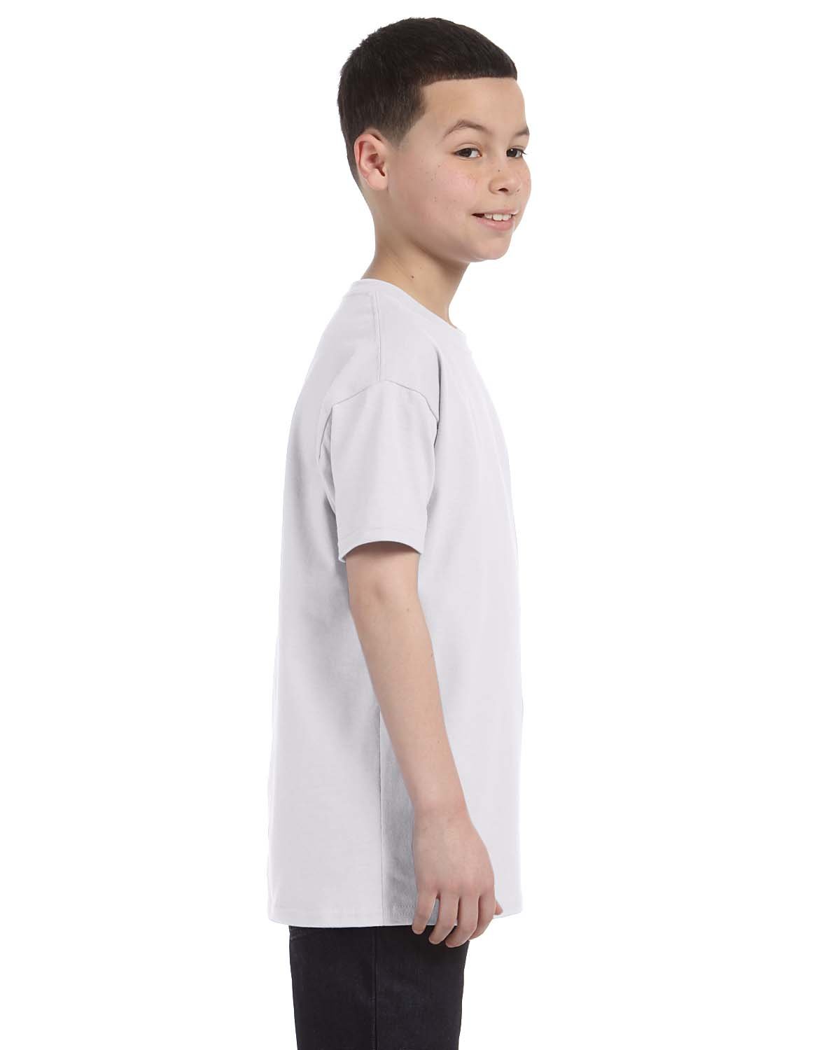 Hanes Authentic Tagless 100% Cotton Kids T-Shirt - Soft & Comfortable for Everyday Wear, School & Play
