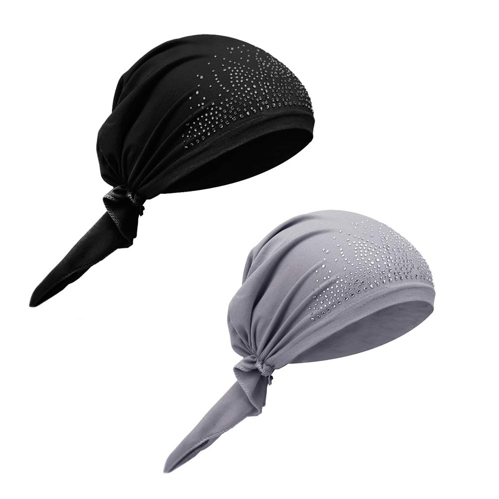 **Soft Stretchy Chemo Beanie for Women - Breathable Turban Cap & Head Wrap for Cancer, Alopecia & Hair Loss - Comfortable Skull Cap for Daily Wear, Sleeping & Outdoor Activities**