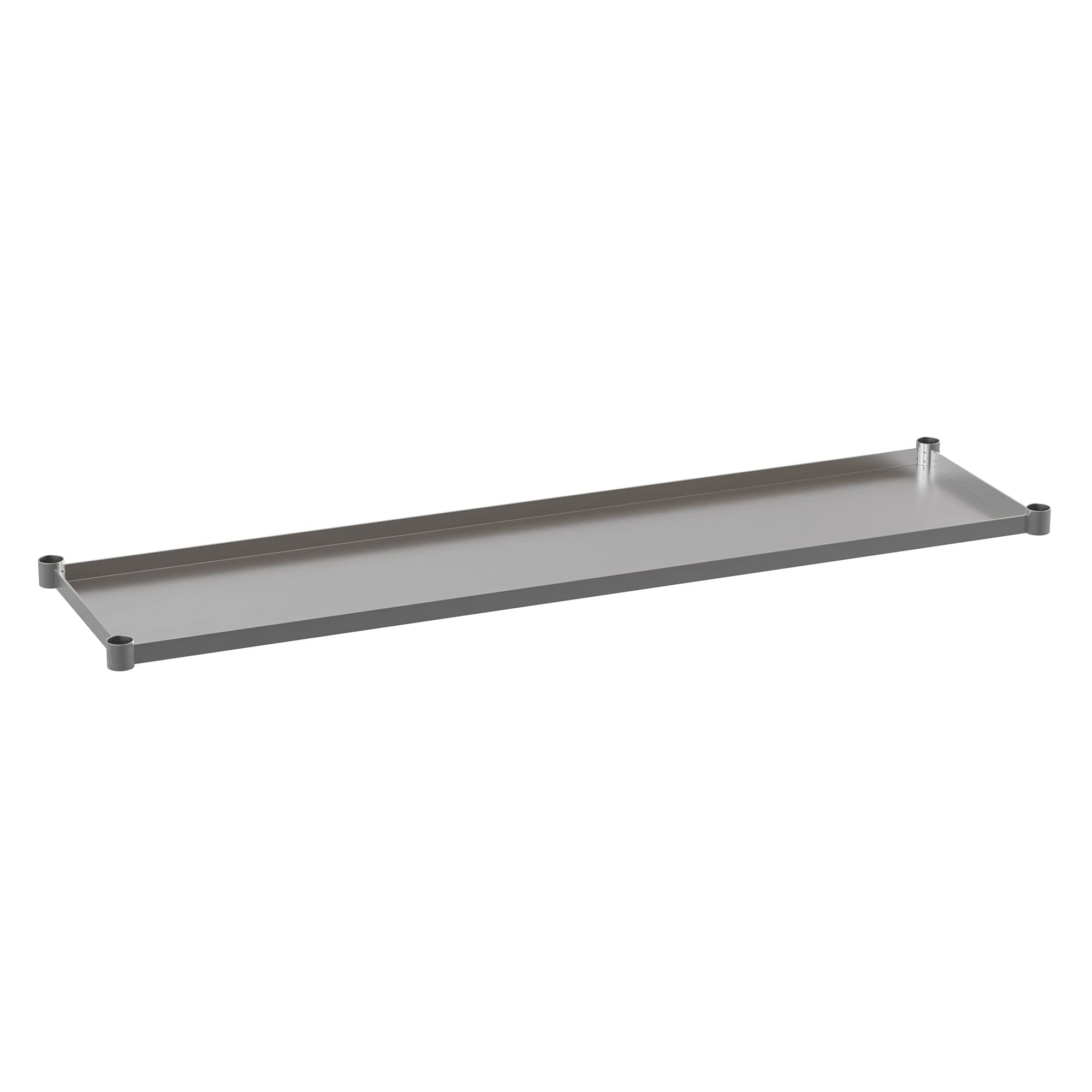 Flash Furniture Woodford Adjustable Galvanized Under Shelf for 30