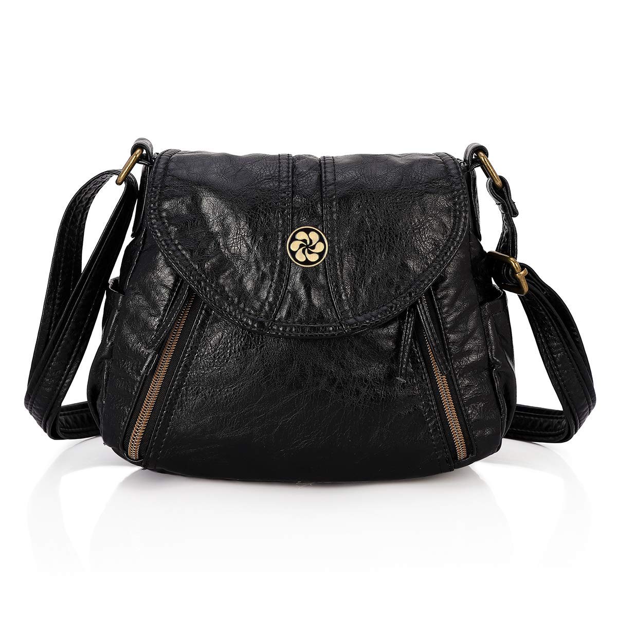 Angel Barcelo Women's Crossbody Bag - Ultra Soft Leather Crossover Purse & Shoulder Bag for Girls - Perfect for Work, Travel & Everyday Use