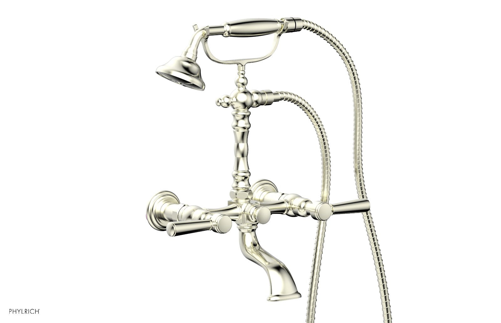 HEX TRADITIONAL Exposed Tub & Hand Shower Faucet with Lever Handle K2393-23 - Perfect for Bathroom Renovation & Spa-Like Shower Experience