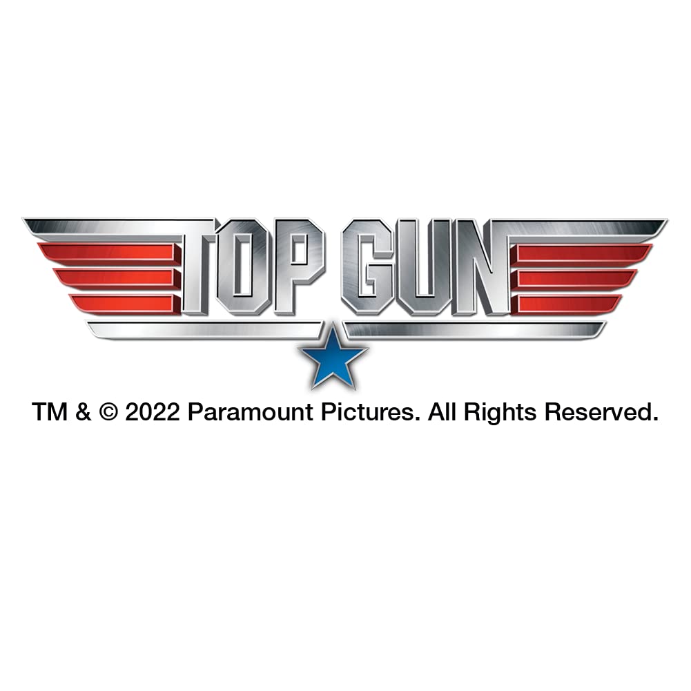 Top Gun Movie Logo Low Profile Cork Coaster Set - 4 Pack Absorbent Drink Coasters for Beer, Wine & Coffee - Perfect for Home Bar, Office Desk & Man Cave Decor