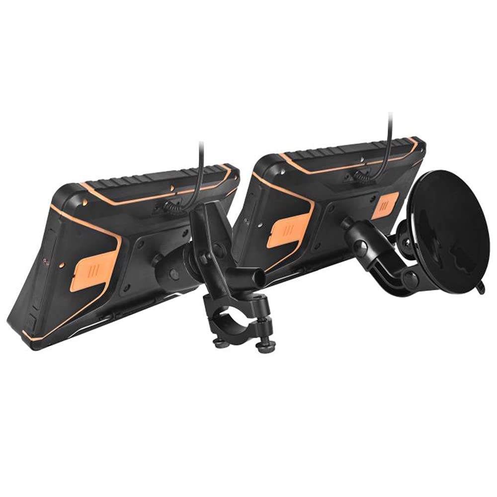 GoolRC 2-in-1 Waterproof GPS Navigation System for Motorcycle & Car - North America Maps, Voice Turn Directions, Mount Kit Included | Perfect for Road Trips, Commuting & Adventure Riding