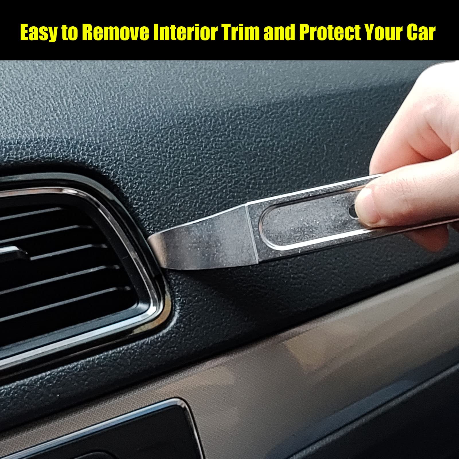 4140 Steel Pry Bar - Professional Trim Removal Tool for Auto & Aircraft Interiors | Mini Pocket Pry Bar for Door Panels & Exterior Parts | Perfect for Mechanics & DIY Car Repairs