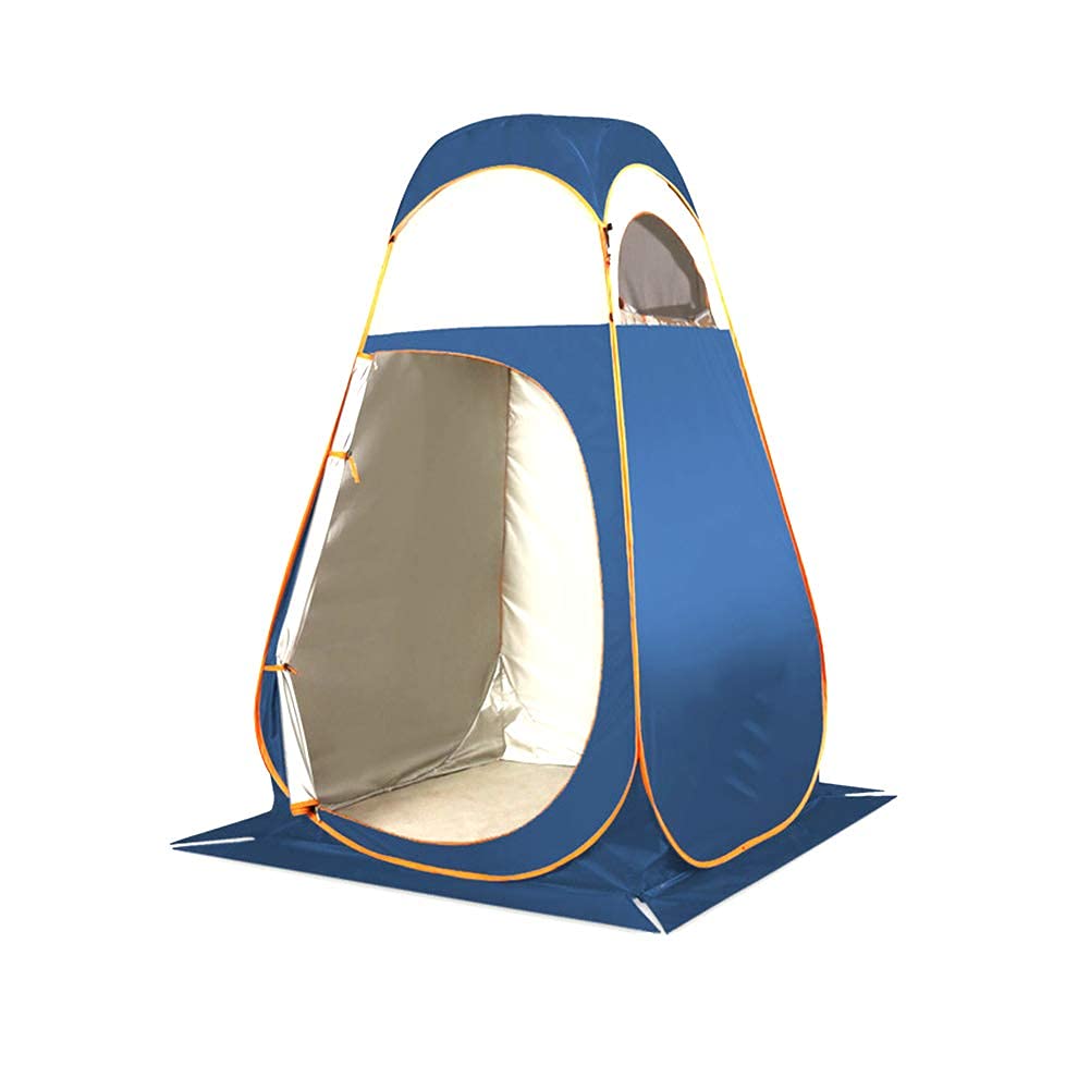 QHYXT Portable Pop Up Camping Toilet & Shower Tent - Privacy Changing Room for Outdoor Camping, Hiking, Fishing - Easy Setup & Compact Storage - Ideal for Bathing, Changing Clothes & Emergency Toilet Needs