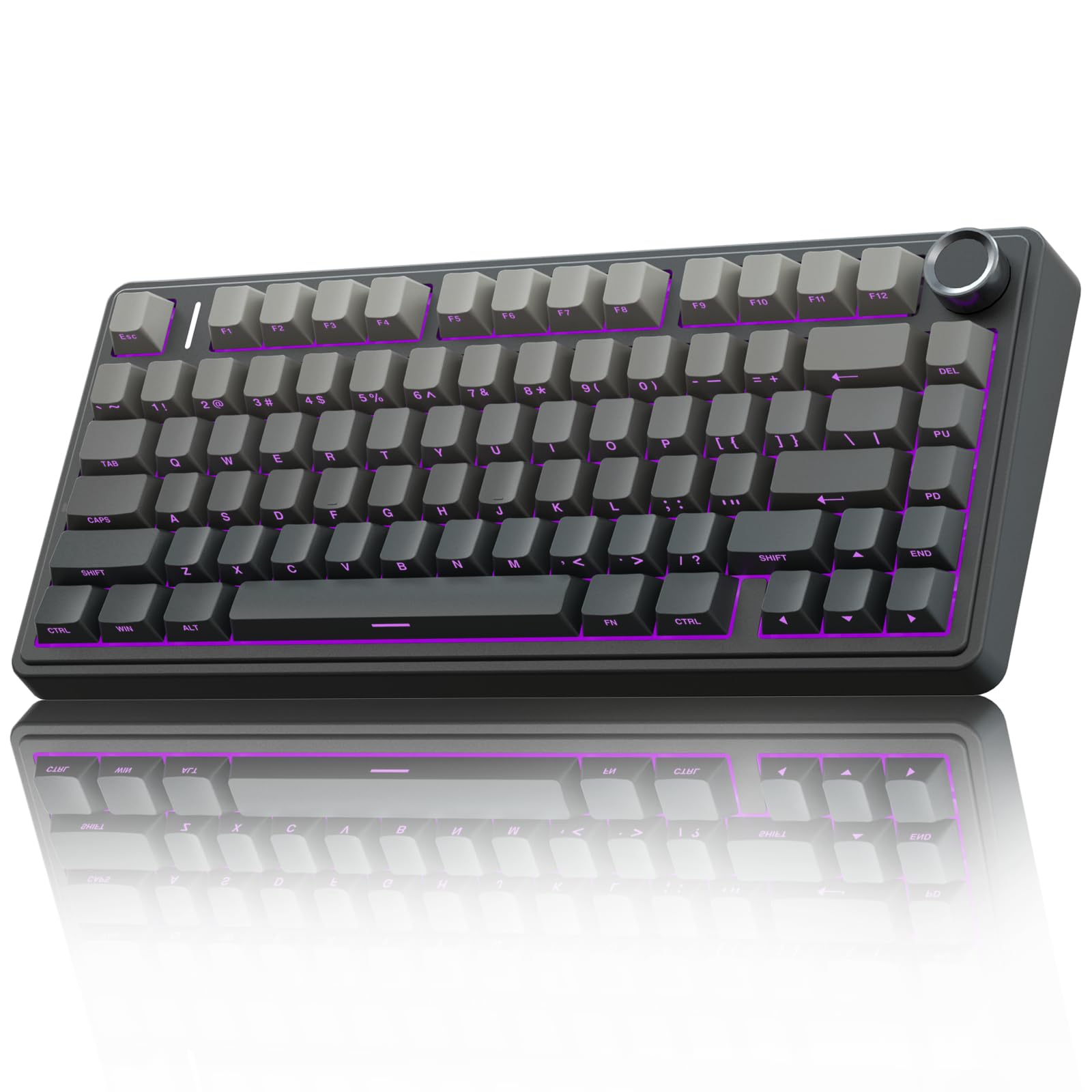AULA F75 Wireless Mechanical Keyboard - 75% RGB Backlit for Gaming & Work
