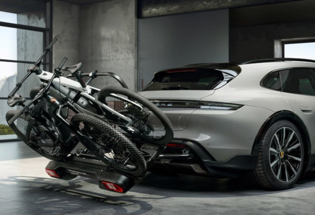 Porsche Taycan Cross Turismo Rear Bike Rack - Premium Bicycle Carrier for Porsche SUVs - Perfect for Road Trips & Outdoor Adventures