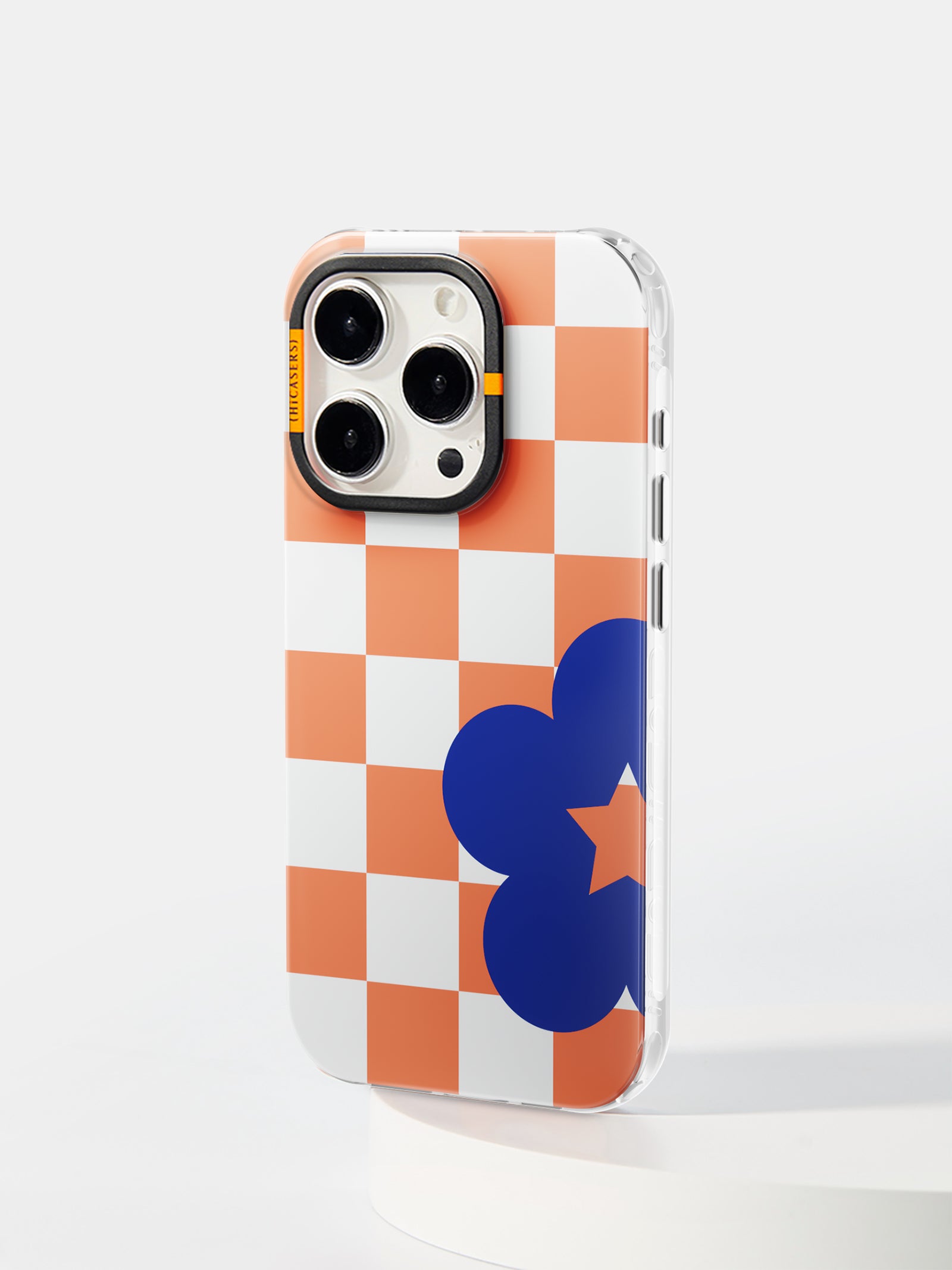 Classic Checker Case Peachy - Vintage-Inspired Luggage for Travel & Everyday Use | Durable & Stylish Carry-On Bag for Women & Men