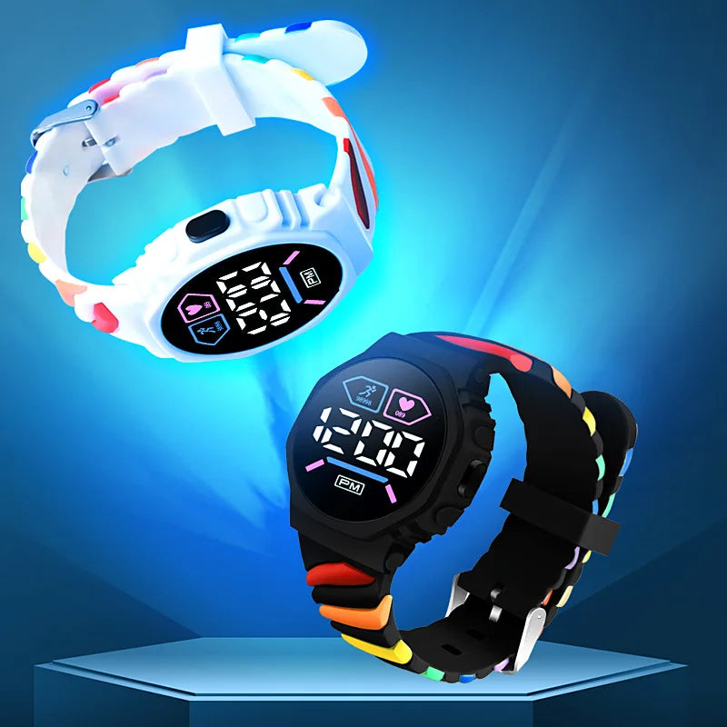 Digital Wristwatch for Men & Women - Waterproof Smart Watch with Fitness Tracker, Heart Rate Monitor & Sleep Tracking - Perfect for Running, Swimming & Everyday Use