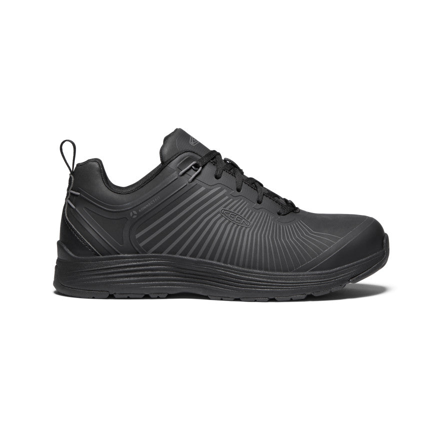Sparta XT Men's Safety Shoes with Aluminum Toe - Black/Black for Construction & Industrial Work