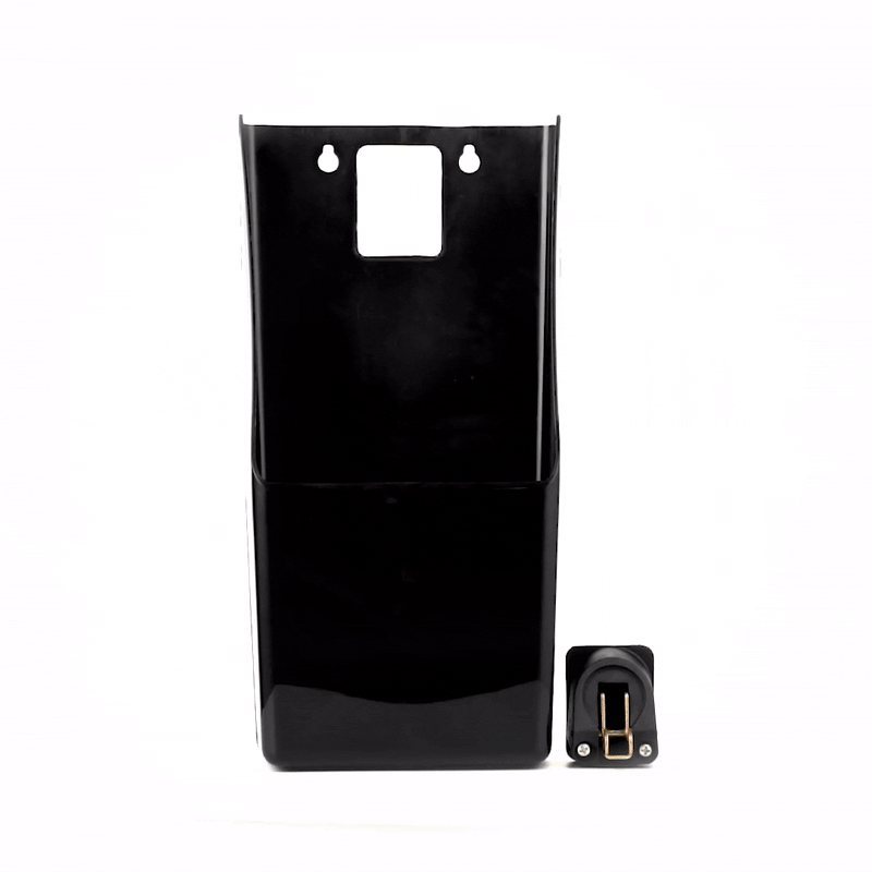 Premium Black Bottle Cap Catcher with Built-in Opener - 8.25