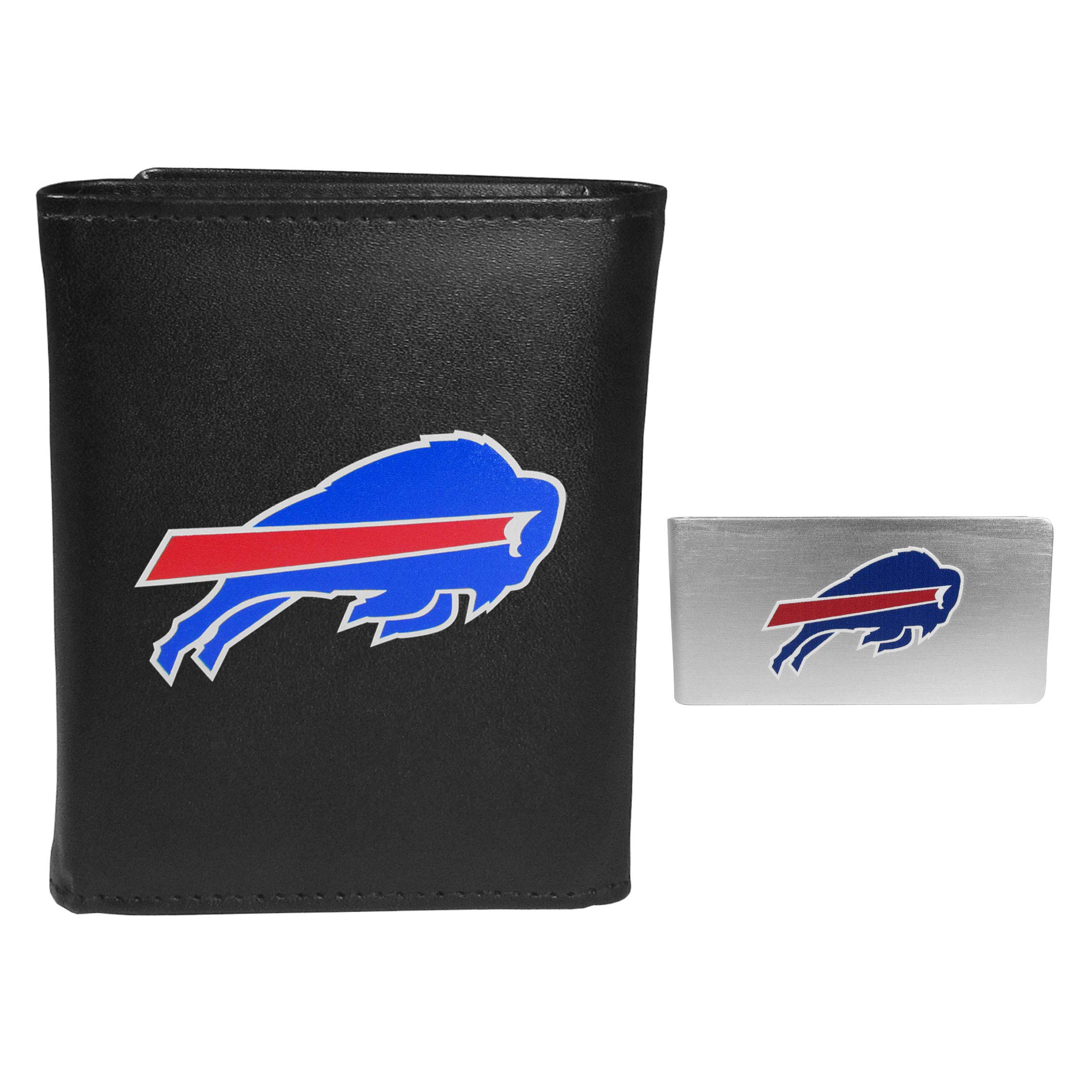 Premium Genuine Leather Tri-Fold Wallet with Money Clip for Men - Slim RFID Blocking Bifold Wallet for Cash, Cards & ID - Perfect for Business, Travel & Everyday Use
