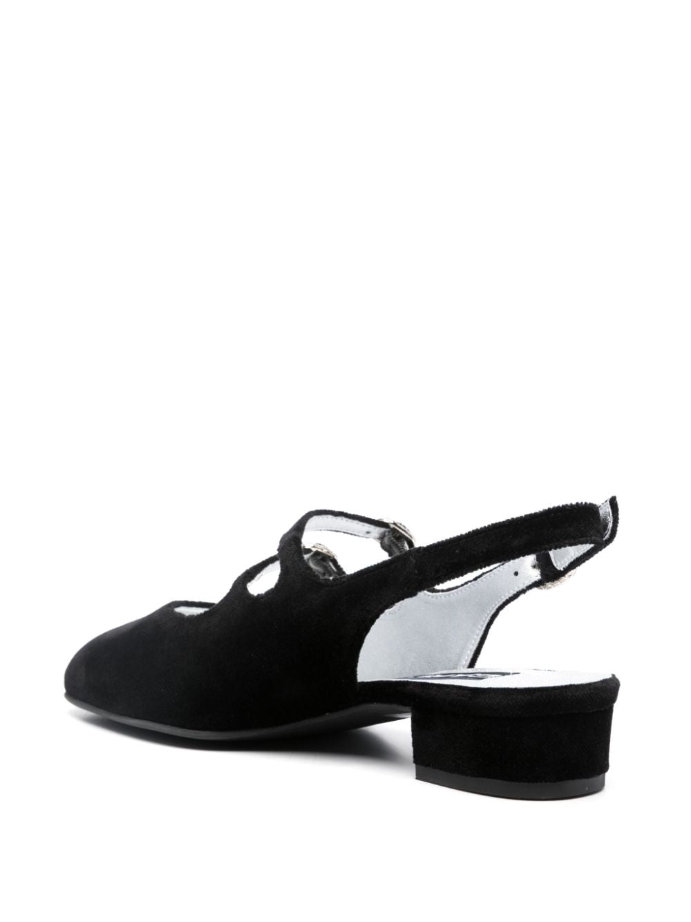 CAREL PARIS Women's Black Flat Shoes - Comfortable & Stylish for Work, Travel & Everyday Wear