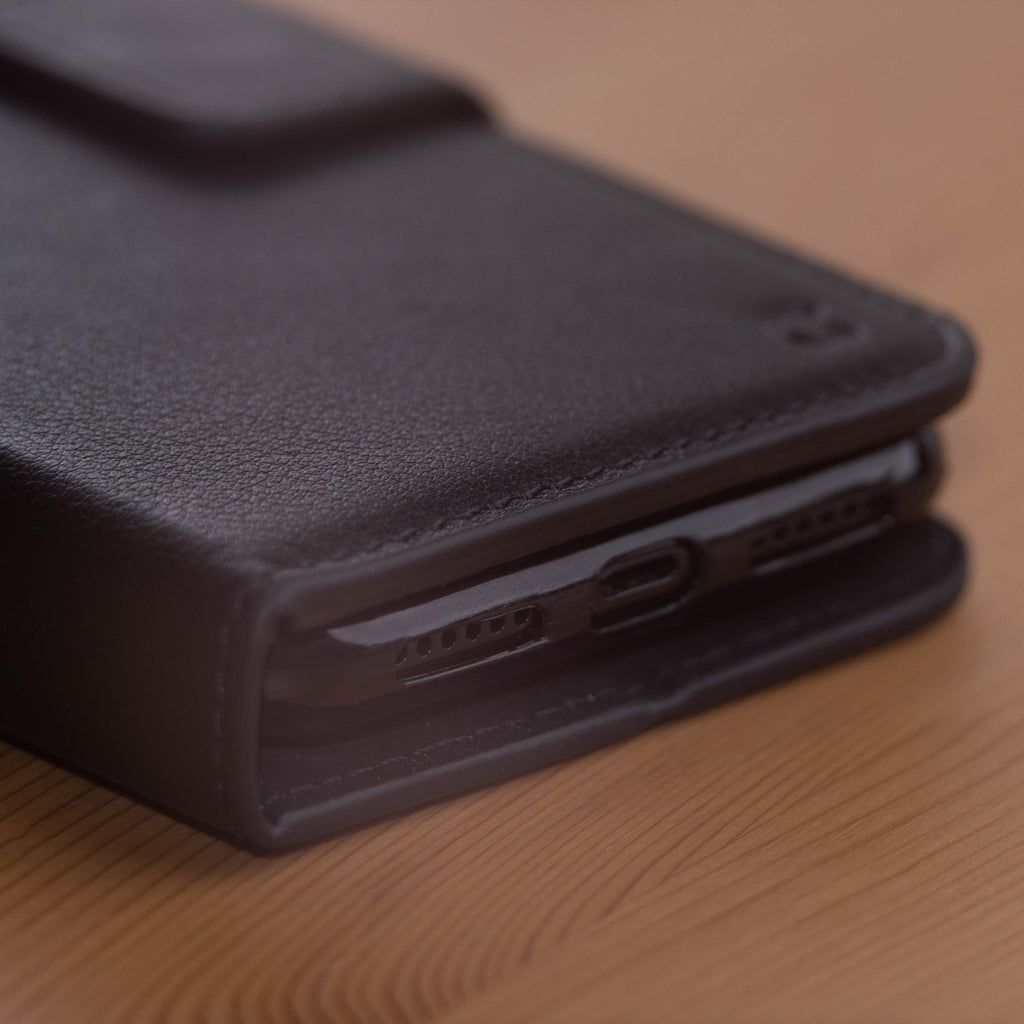 Premium iPhone X / XS Wallet Case with Card Holder - Slim Protective Phone Cover with RFID Blocking - Perfect for Everyday Use, Travel & Business