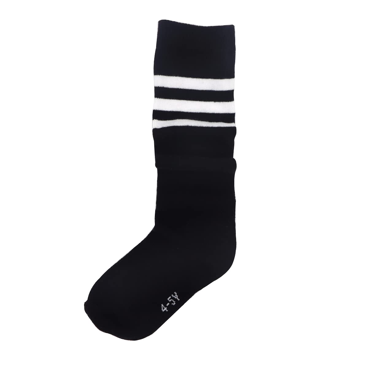 Flyusa 1 Pair Toddler Knee High Soccer Socks - Cotton Team Socks for Boys & Girls 4-5 Years Old - Perfect for Sports, School & Everyday Wear
