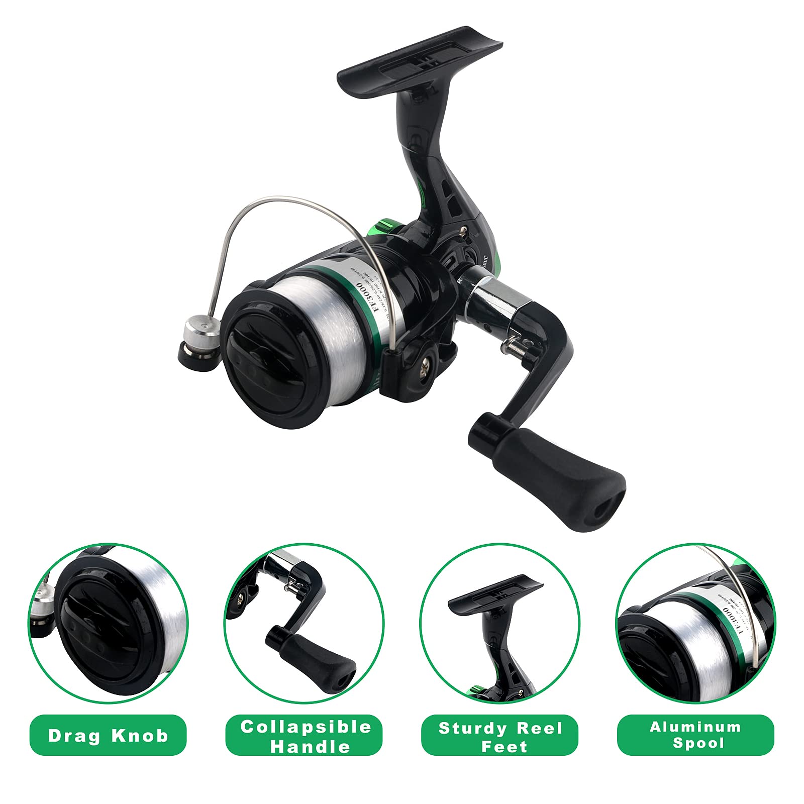 **Ultralight Telescopic Fishing Rod and Reel Combo with Tackle Bag - Portable All-in-One Fishing Gear Kit for Beginners, Adults & Kids - Perfect for Saltwater & Freshwater Fishing, Camping & Outdoor Adventures**