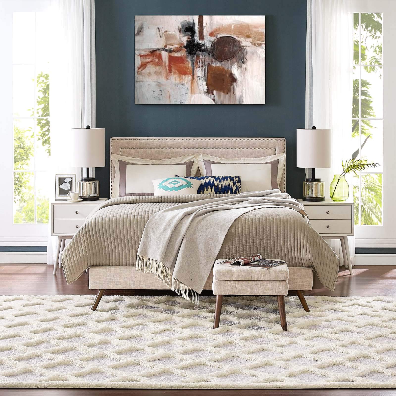 Modern Contemporary Urban Living Area Rug - Soft Fabric Floor Carpet for Lounge & Living Room - Multi-Tone Gray Home Decor (Perfect for Apartments, Dorms & Cozy Spaces)