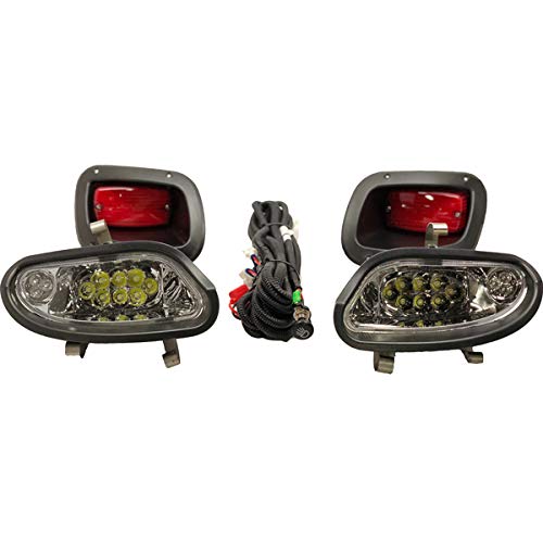 EZGO TXT Valor Freedom 2014 & Up Golf Cart LED Light Kit - Bright LED Headlights & Taillights for Night Driving & Safety | Perfect for Golf Courses, Campuses & Neighborhoods