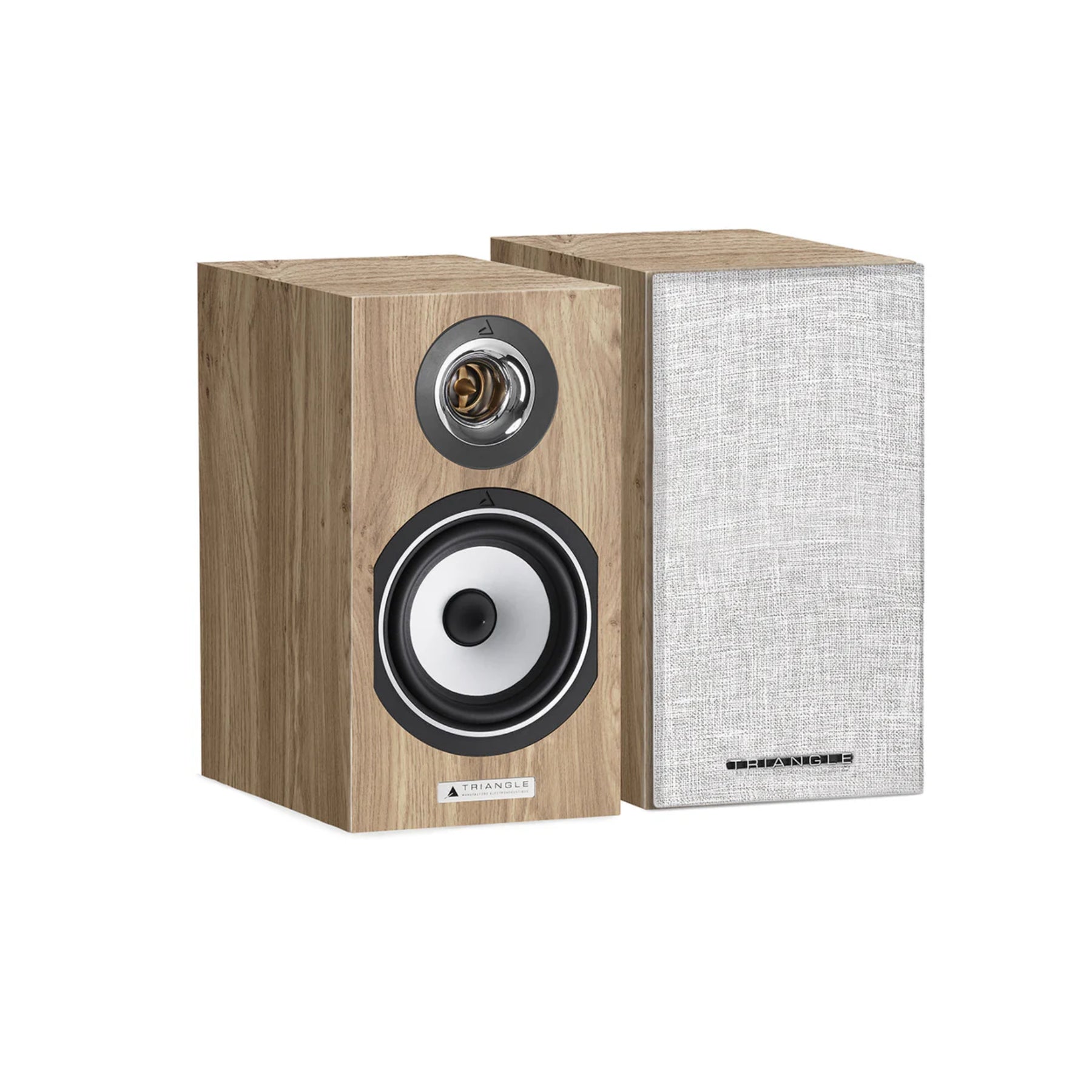 Triangle Titus Esprit EZ Bookshelf Speakers (Pair) - High-Fidelity Stereo Sound for Home Theater, Music Listening & Gaming Setup