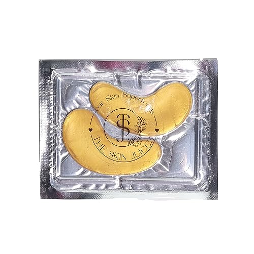 Premium Gold Collagen Eye Mask for Dark Circles & Wrinkles - Anti-Aging Under Eye Treatment - Perfect for Spa Nights & Travel Skincare Routine
