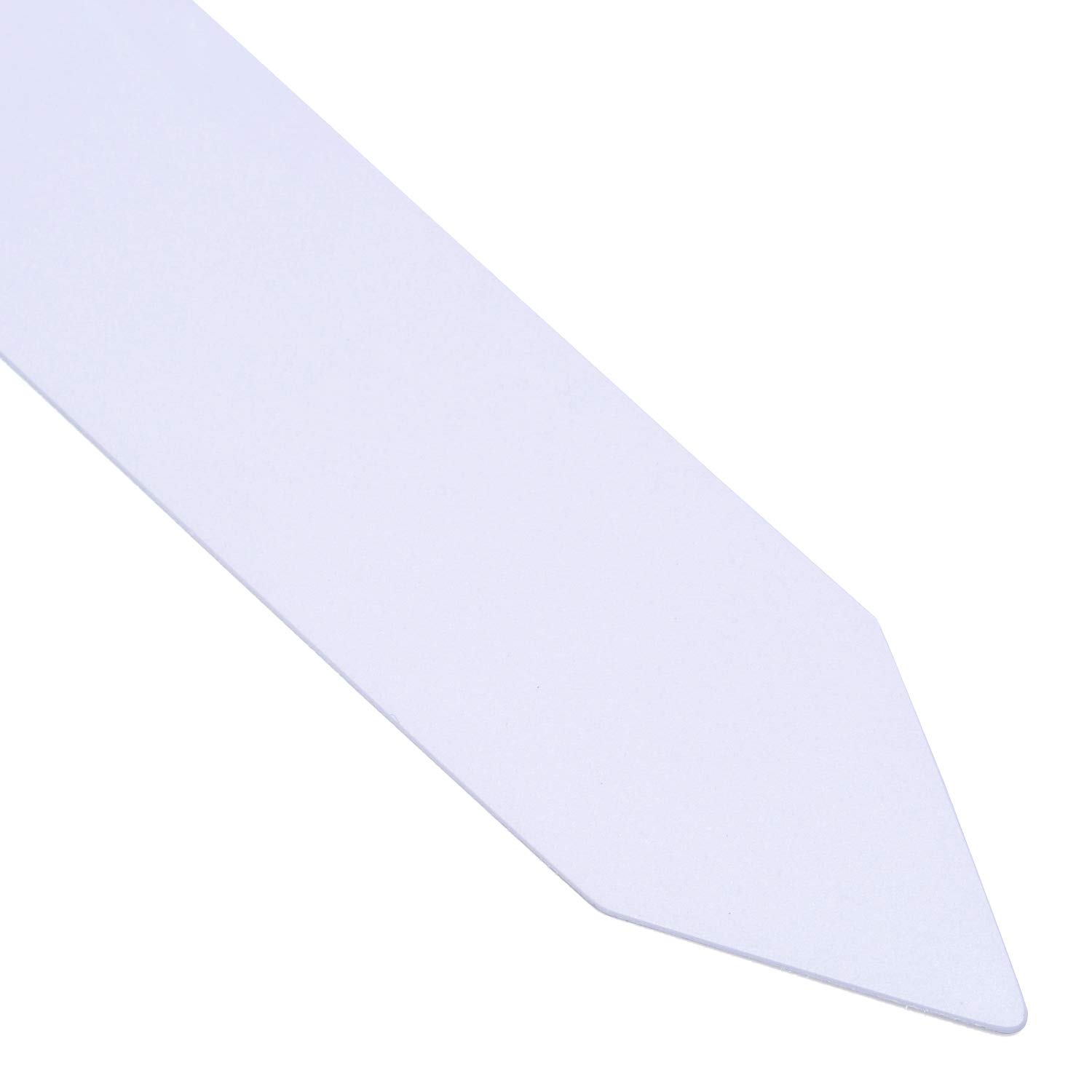 100 Pcs 4 Inch Plastic Plant Labels - Waterproof Garden Markers for Seedlings, Herbs & Vegetables - Durable Nursery Stakes for Indoor/Outdoor Gardening (White) - Perfect for Organizing Your Garden Beds, Pots & Greenhouses