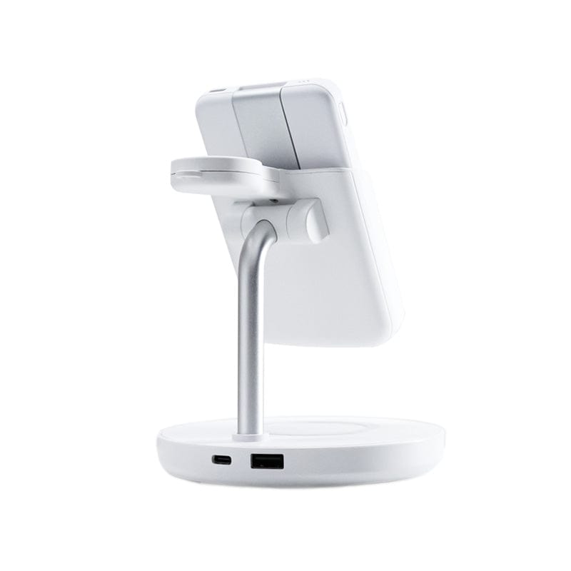 6-in-1 MagSafe Wireless Charging Station for iPhone 15/14/13/12 - Fast Qi Charger Stand for Apple Watch, AirPods & Multiple Devices - Perfect for Home, Office & Travel