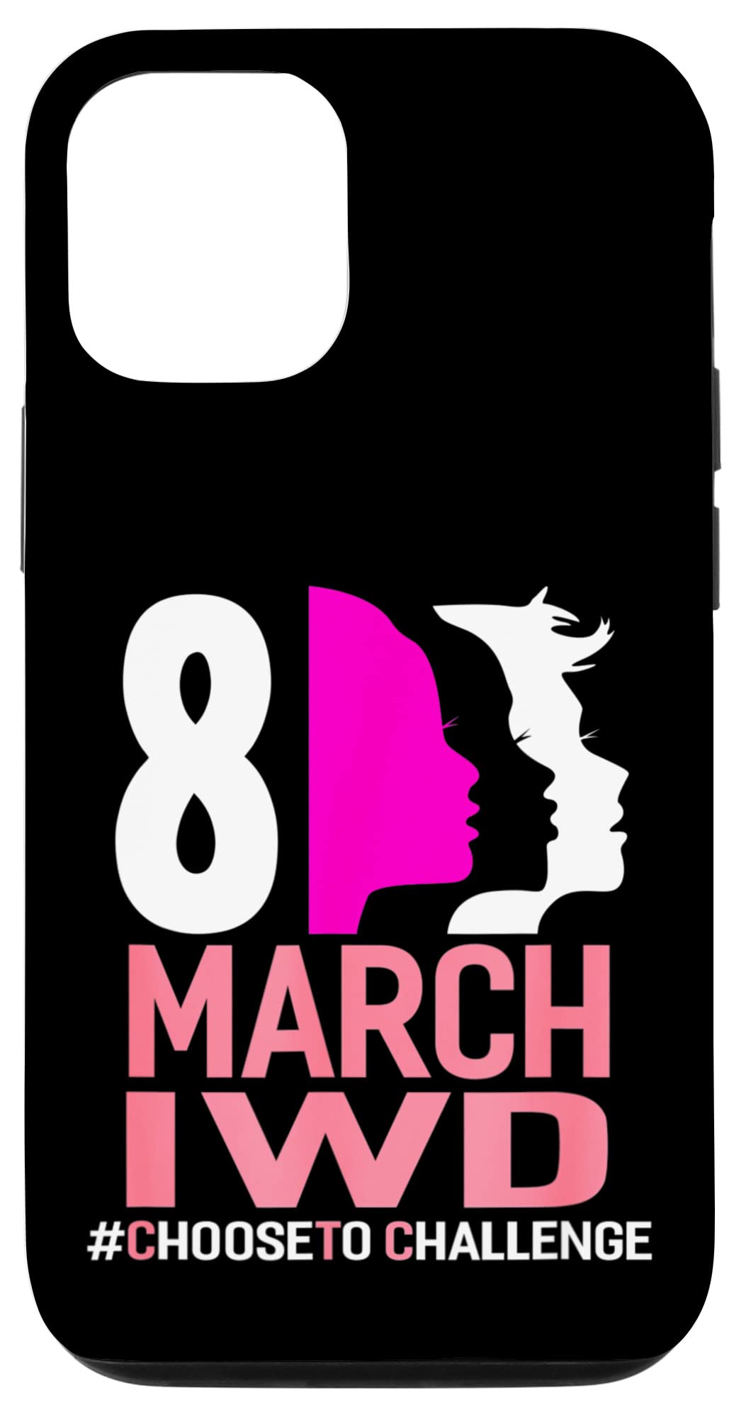 iPhone 12/12 Pro Women's Day 2022 Case - Floral Design Protective Phone Cover for International Women's Day - Perfect Gift for Mom, Wife & Girlfriend (March 8 Celebration)