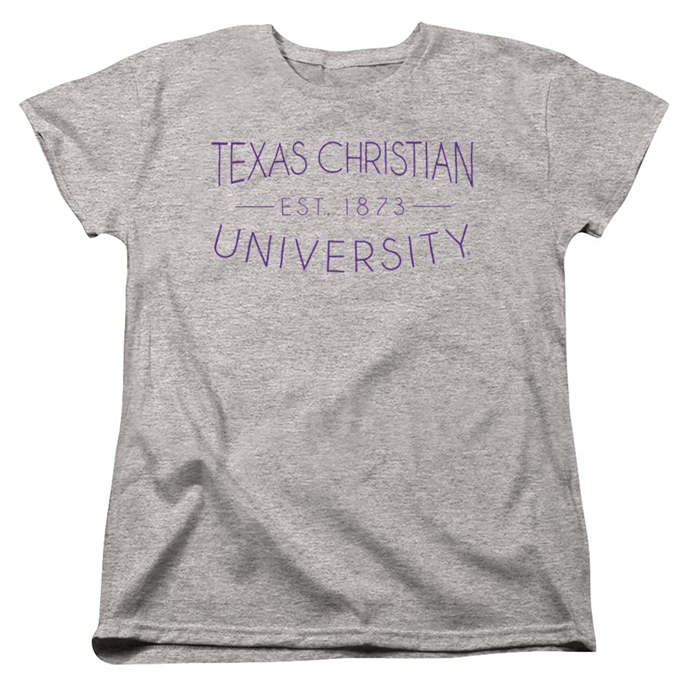 Texas Christian University Official Women's T-Shirt - Comfortable Cotton TCU Apparel for Game Day, Campus Wear & Fan Gear