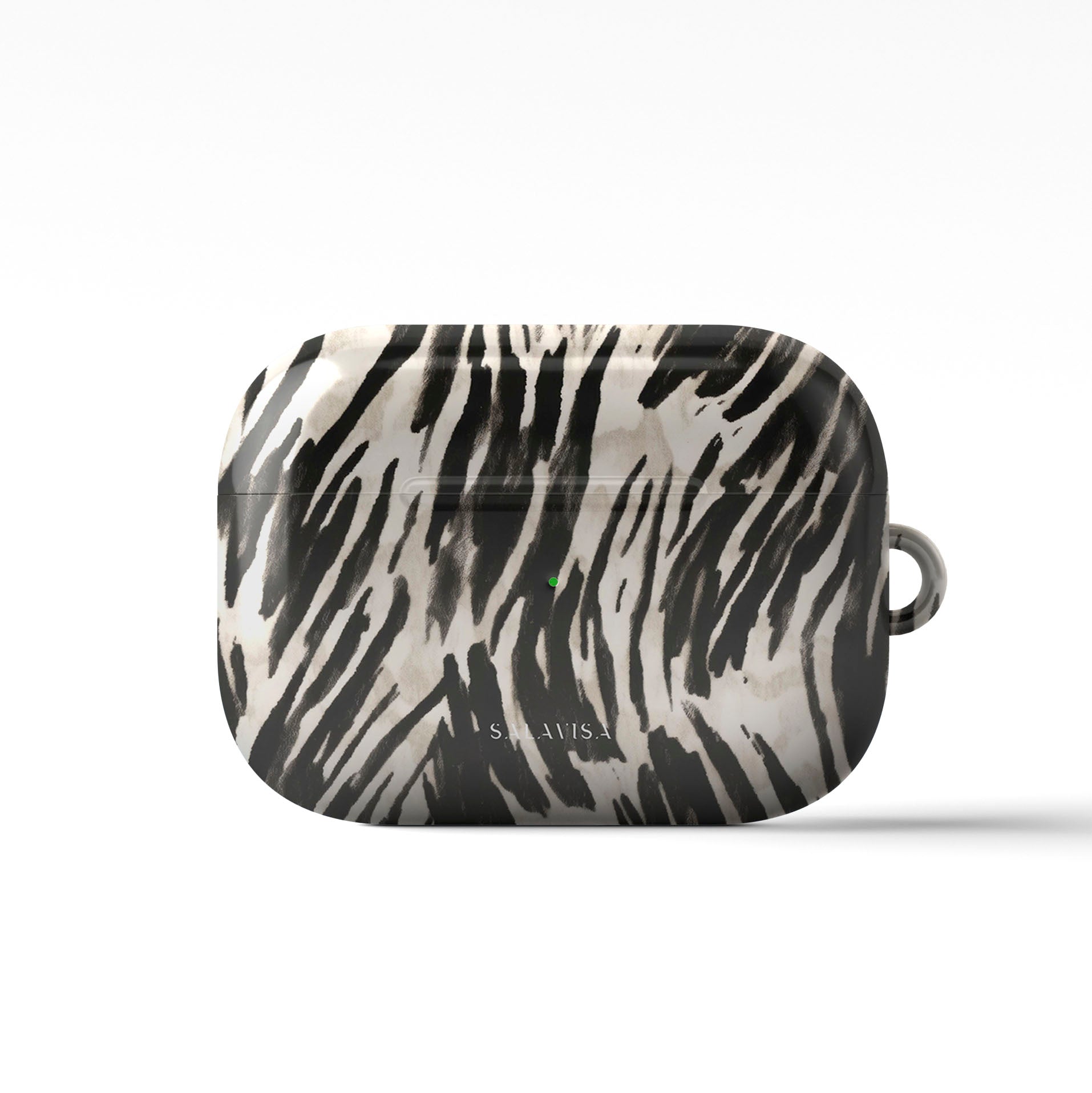 Dark Zebra Pattern AirPods Pro Case - Shockproof Protective Cover for Apple AirPods Pro 2/1 - Stylish & Durable for Gym, Running, Travel, Everyday Use