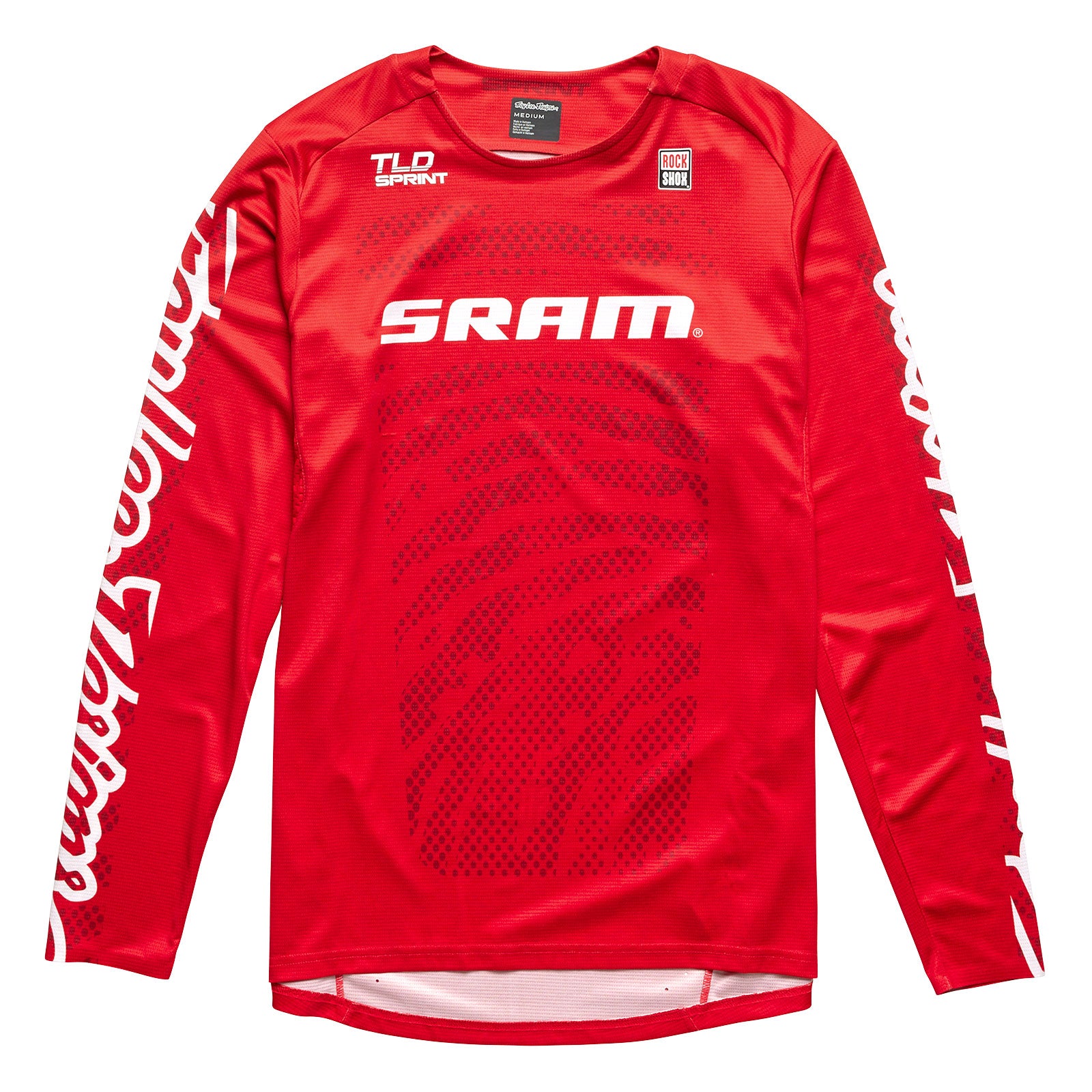 SRAM Sprint Cycling Jersey - High-Performance Fiery Red Bike Shirt for Road Racing & Training | Breathable & Comfortable for Men & Women