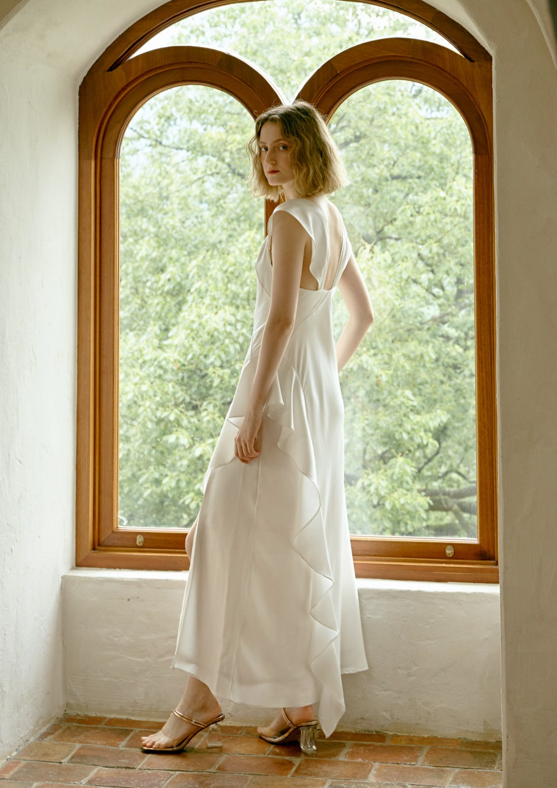 Custom Wedding Gown by Hecate - Elegant Bridal Dress for Ceremony & Reception | Perfect for Church Weddings, Beach Weddings & Formal Events