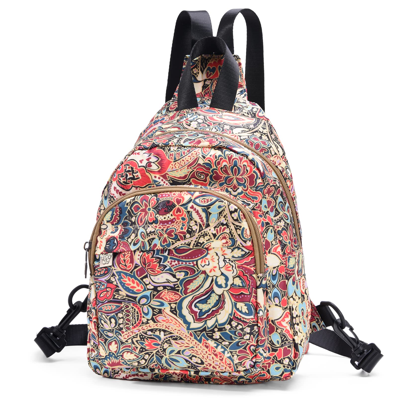 Black Butterfly Women's Sling Backpack - Travel Hiking Chest Bag for Outdoor Adventures
