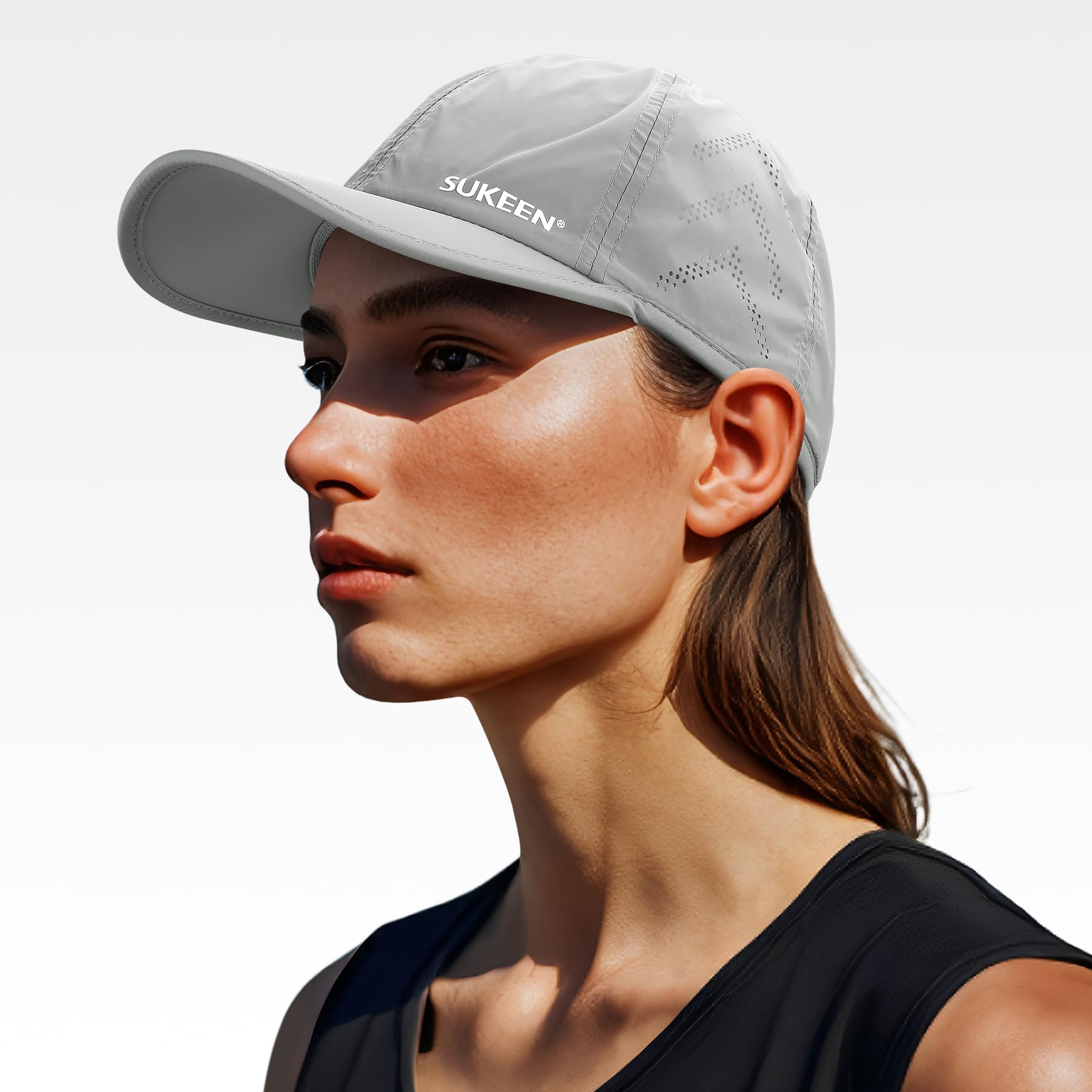 SUKEEN Lightweight Quick-Dry Baseball Cap for Men & Women - Adjustable Running Sun Hat with Long Bill for Outdoor Sports, Hiking & Daily Wear