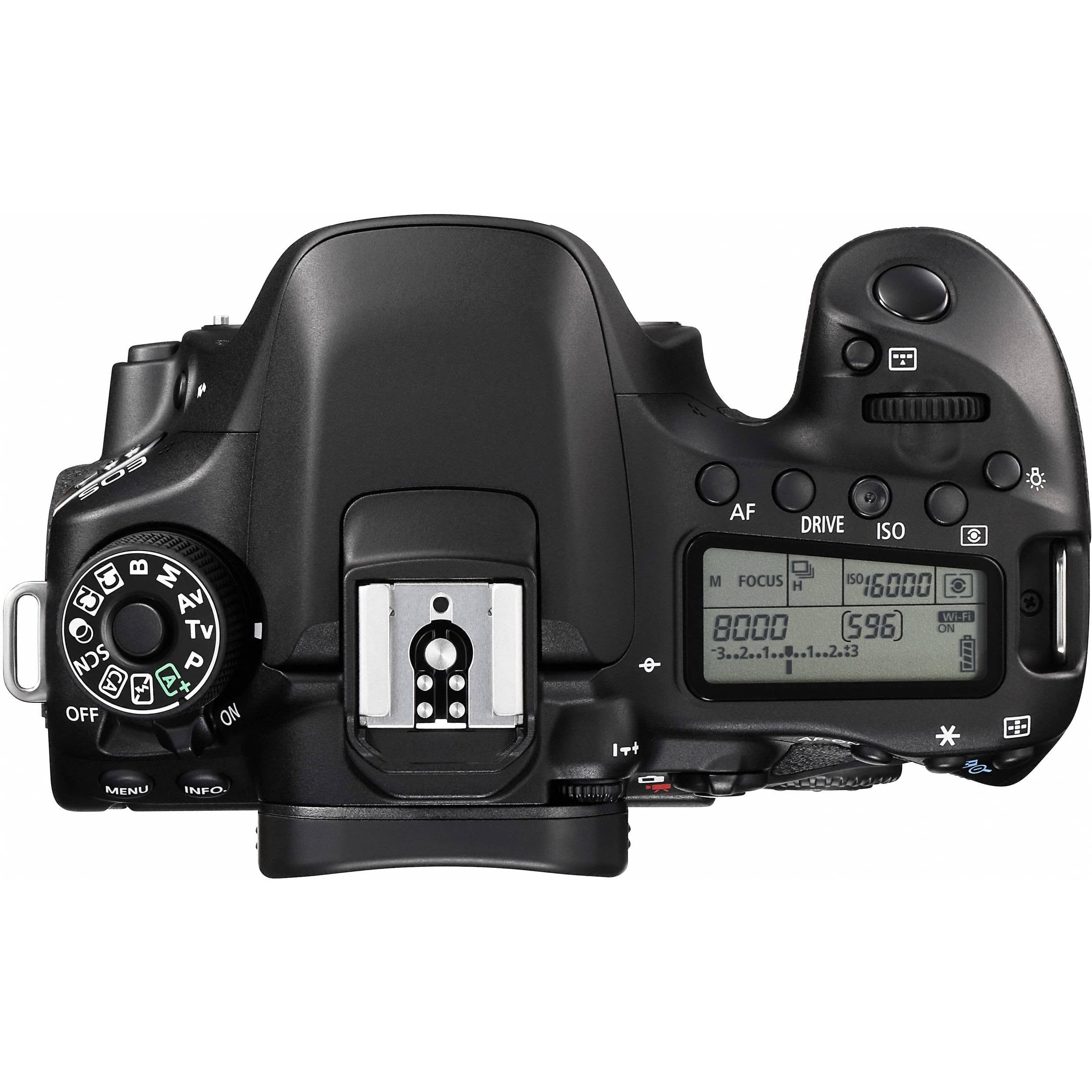 Canon EOS 80D WiFi Digital SLR Camera Body with 64GB Memory Card, Extra Battery & Charger, Carrying Case, Speedlite Flash, Tripod - Professional DSLR Bundle for Photography, Vlogging & Travel