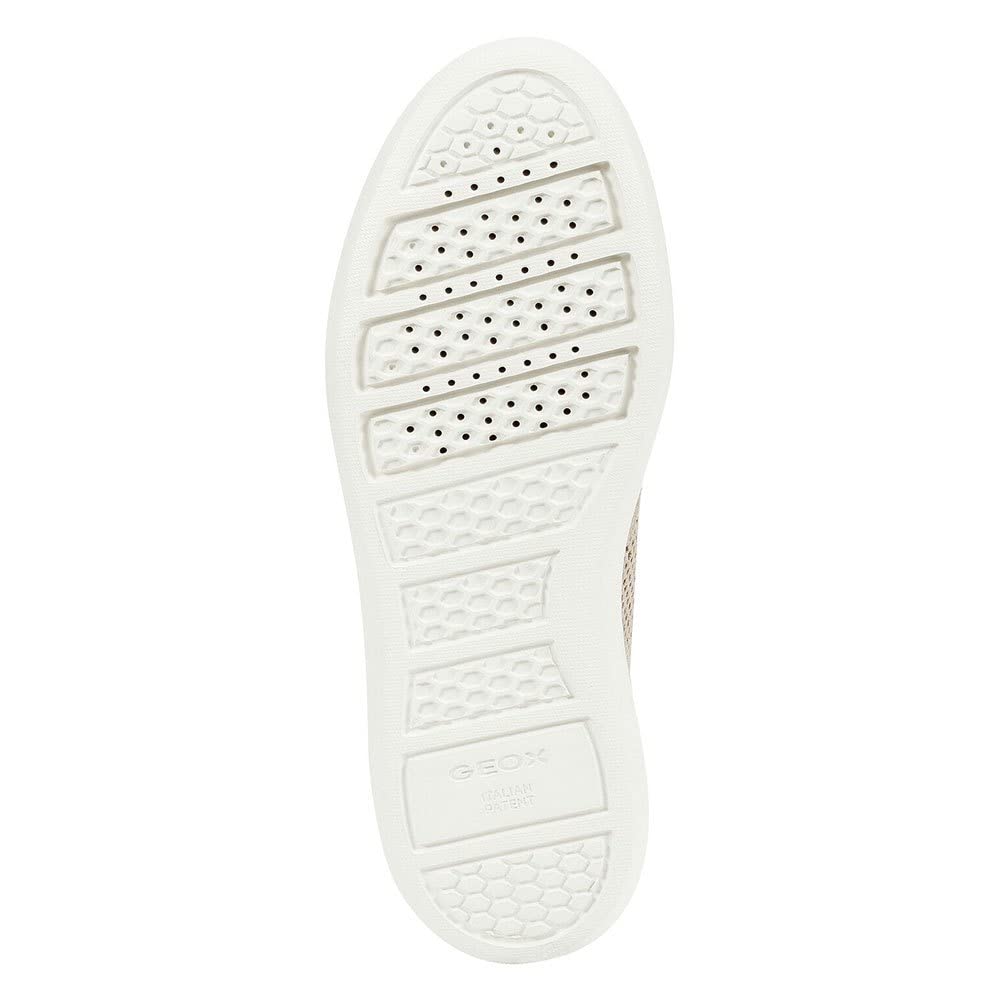 Geox Women's D Rubidia A Sneakers - Breathable Comfort Walking Shoes for Women | Casual & Athletic Wear for Everyday Use, Travel & Outdoor Activities