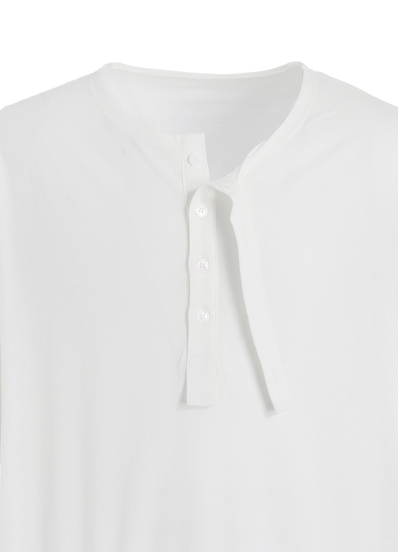 Soft Cotton Modal Jersey Henry Neck Short Sleeve T-Shirt for Men - Perfect for Casual Wear, Gym, and Everyday Comfort