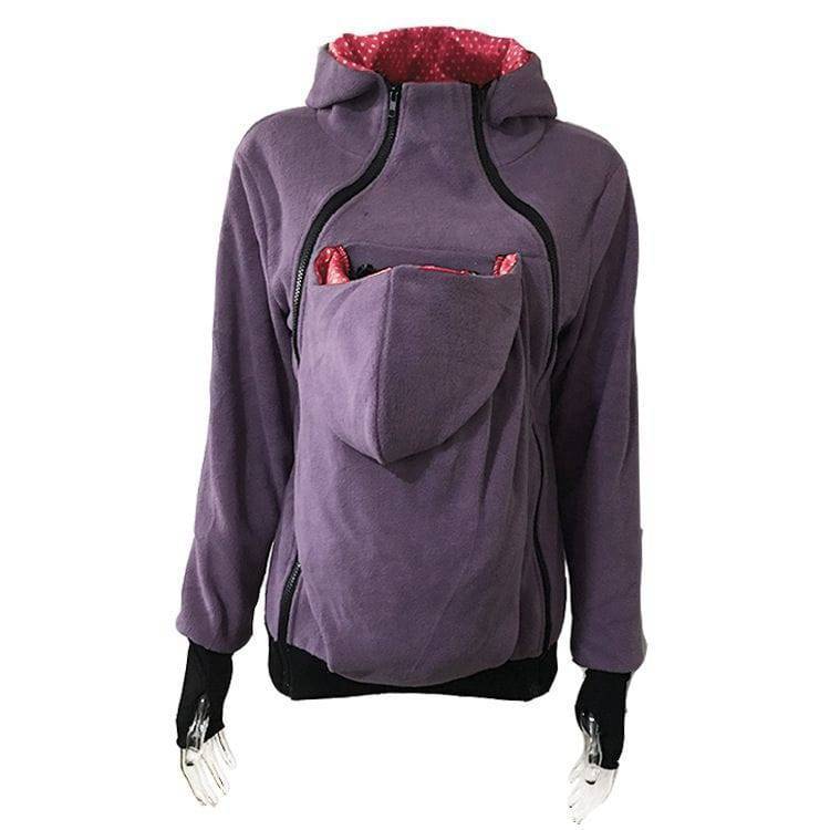 Cozy Cuddle Pouch Hoodie for Women & Men - Soft Fleece-Lined Kangaroo Pocket Sweatshirt - Perfect for Lounging, Travel & Cold Weather