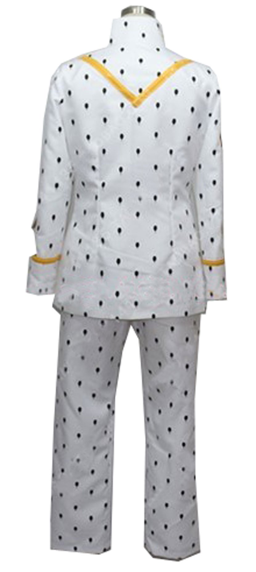Anime Halloween Bruno Bucciarati White Uniform Cosplay Costume - JoJo's Bizarre Adventure Character Outfit for Halloween Parties, Conventions & Cosplay Events
