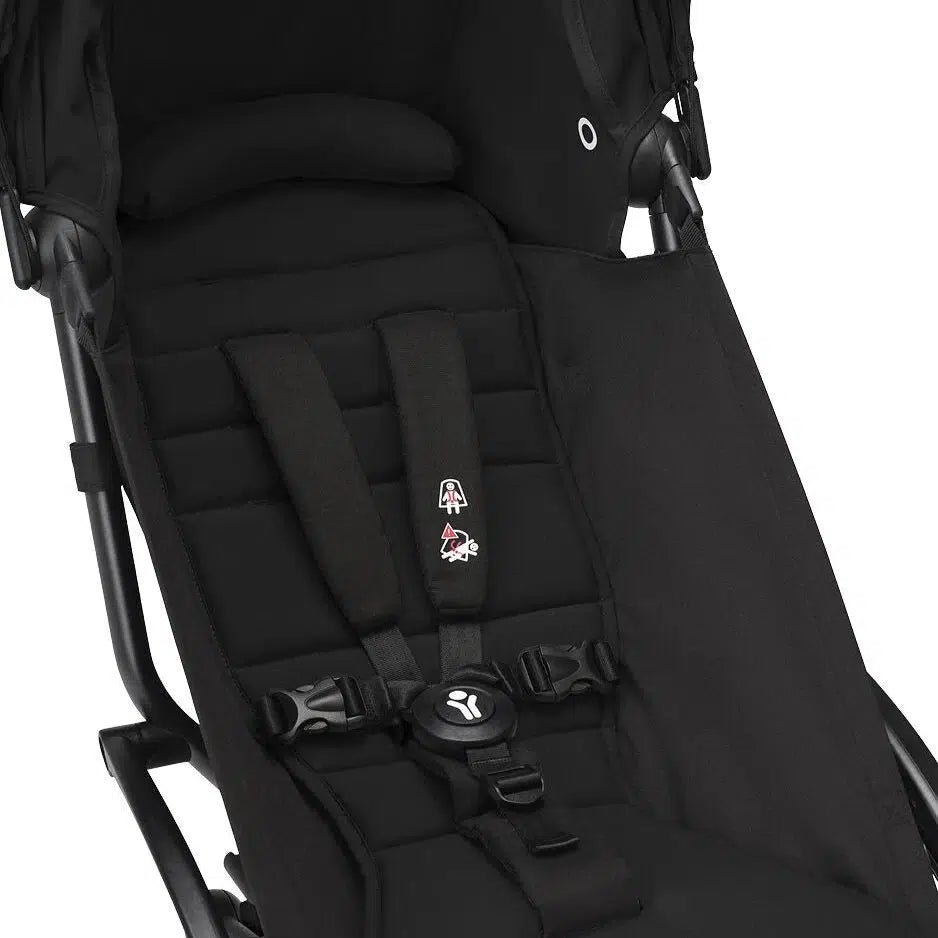 Stokke YOYO 3 Lightweight Baby Stroller for Ages 6+ Months - Black Frame & Black Fabric - Compact Foldable Travel Stroller for Airplanes, City Walks & Everyday Use