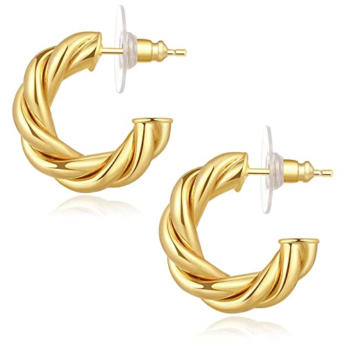 #C Gold-20MM-Open hoop