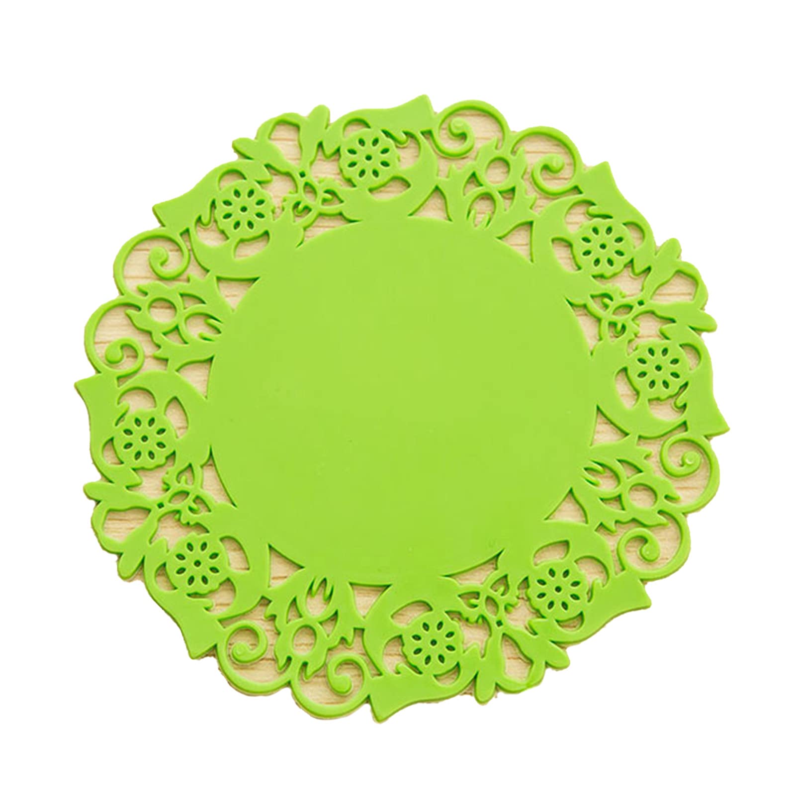 5Pcs Eco-Friendly Heat Resistant Silicone Placemats - Non-Slip Cup Coasters for Hot Drinks, Kitchen Decor & Dining Table Protection | Odorless, Durable & Dishwasher Safe | Perfect for Coffee, Tea & Home Entertaining