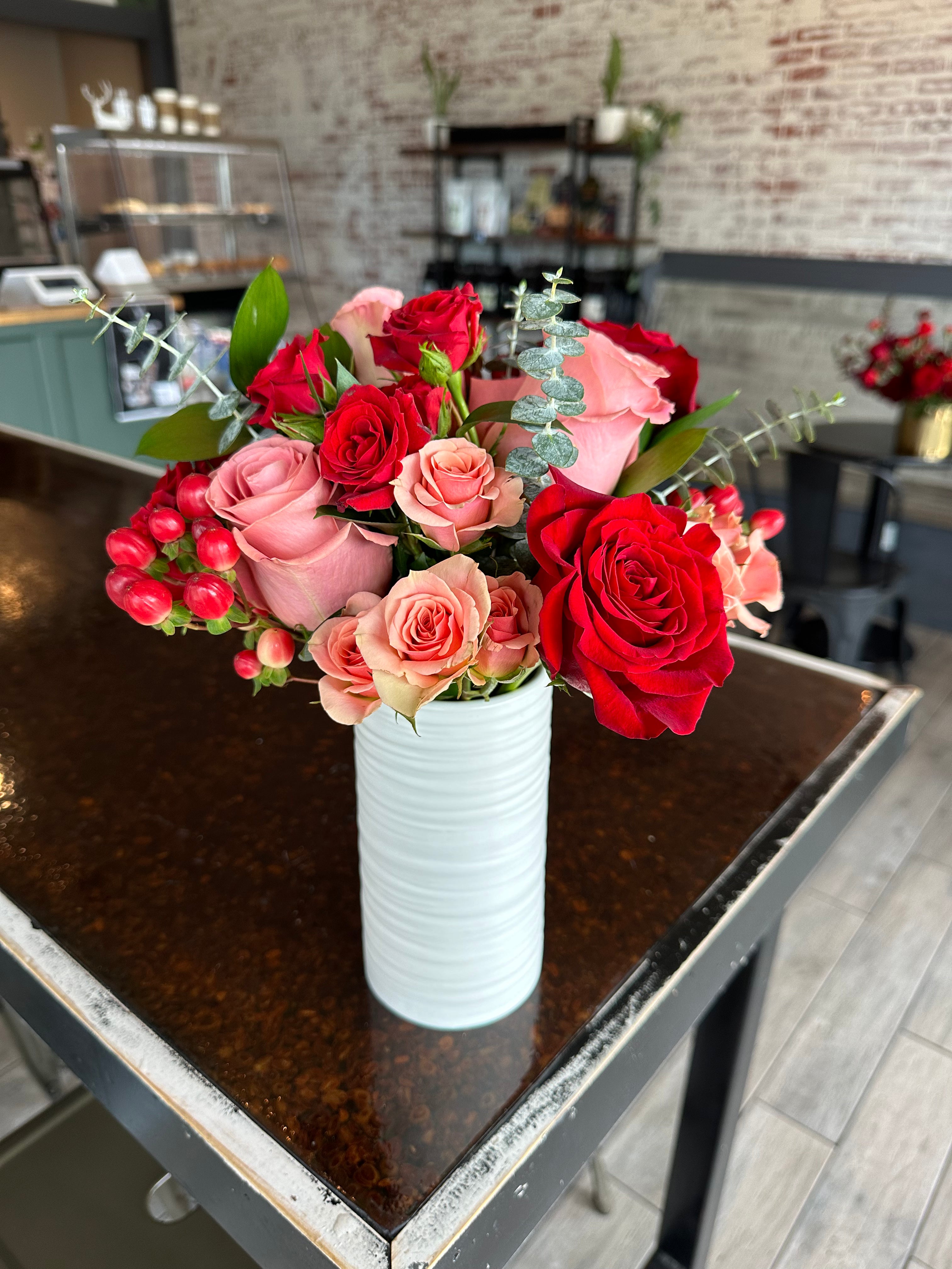 Be Mine Bouquet - 2025 Classic Collection of Romantic Flowers | Perfect for Valentine's Day, Anniversaries & Special Occasions